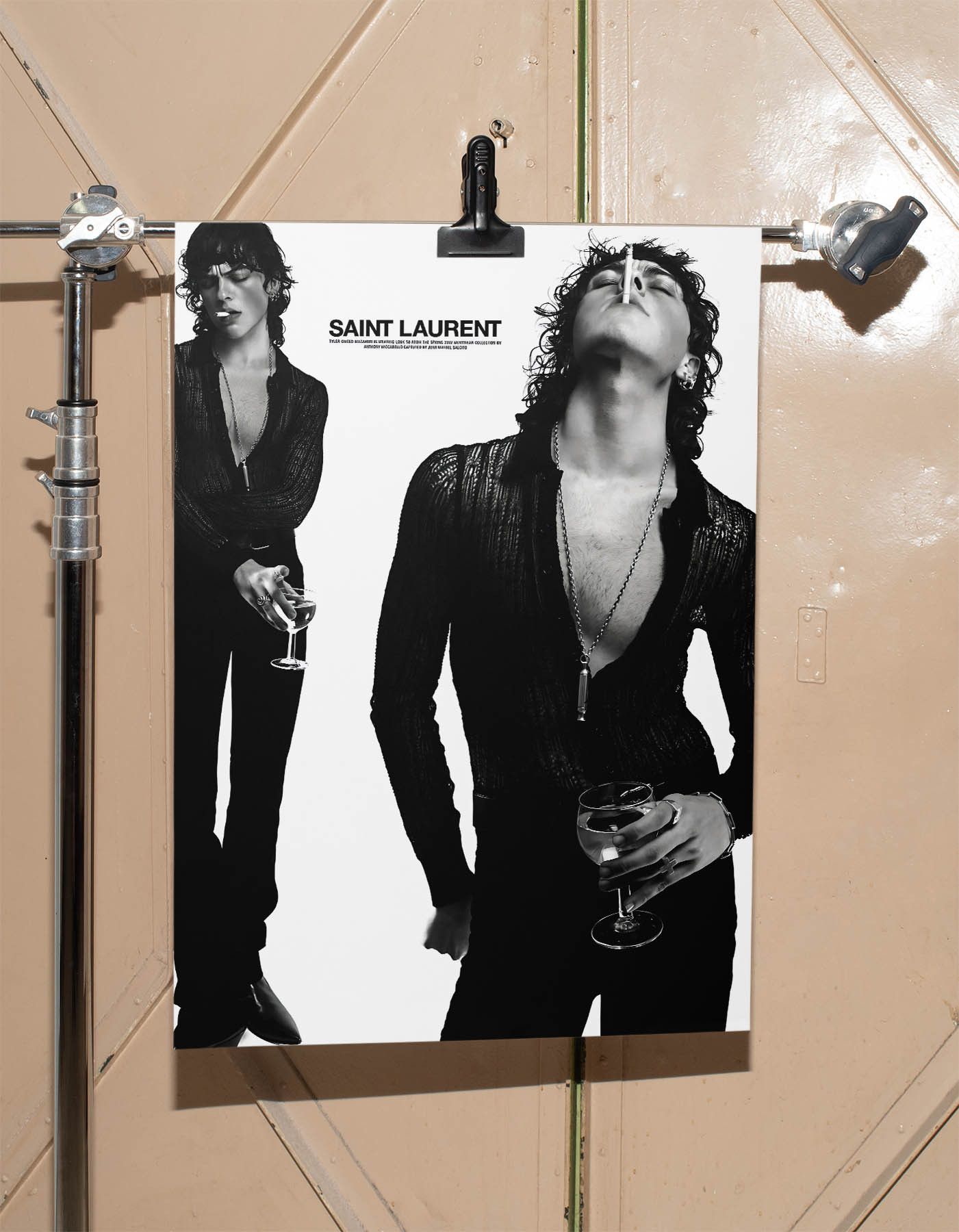 Yves Saint Laurent Saint Laurent Poster Print Gift Vintage Archive Logo Size ONE SIZE - 3 Thumbnail