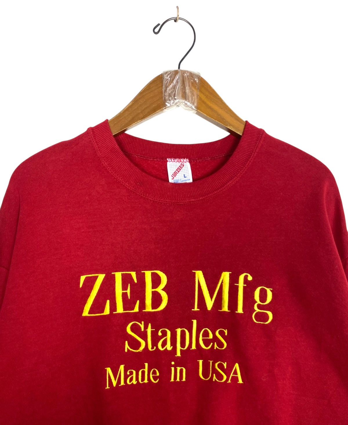 Vintage Rare‼️ Vintage Zeb Mfg Staples Made in Usa Size US L / EU 52-54 / 3 - 4 Thumbnail