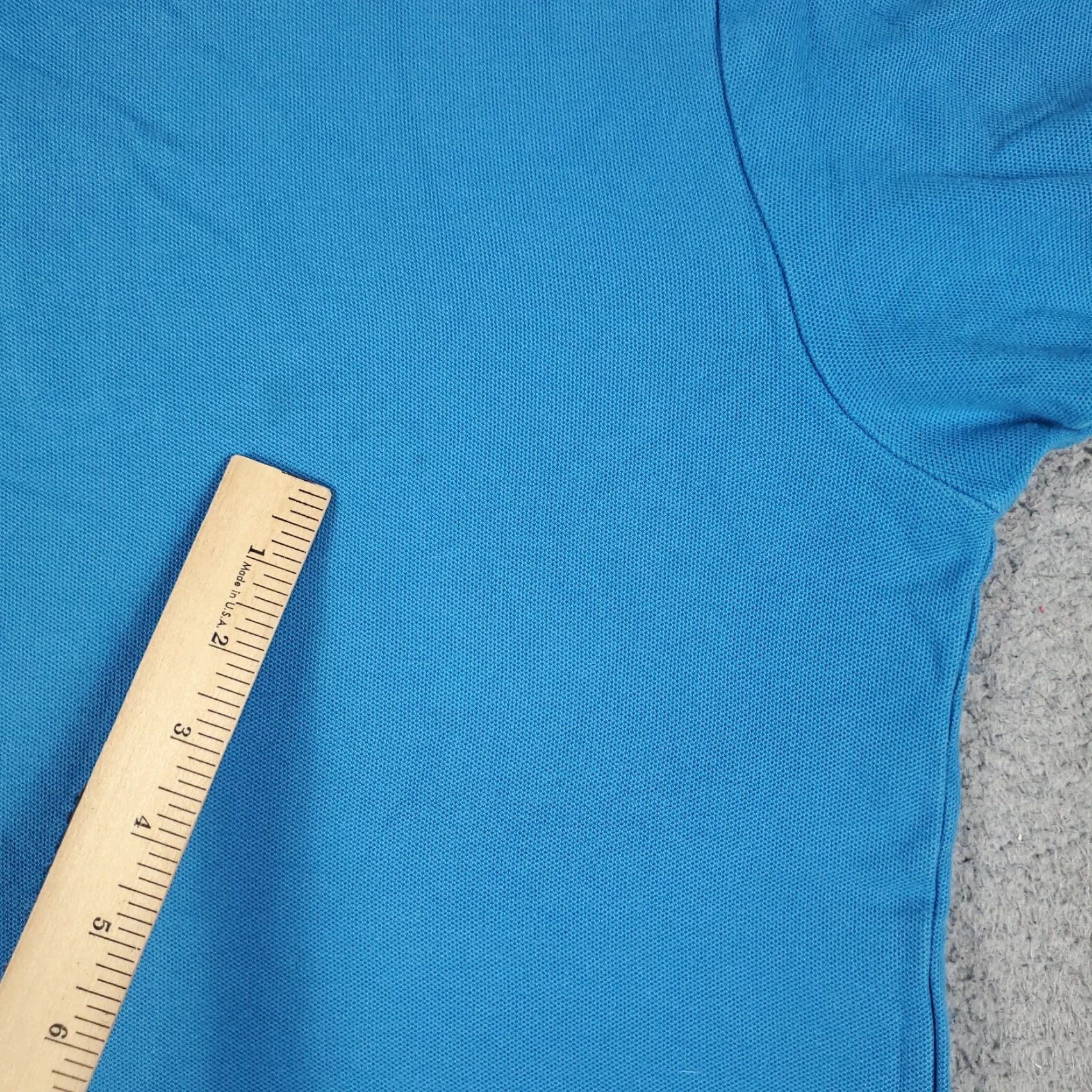 Tommy Hilfiger VINTAGE Tommy Hilfiger Polo Shirt Men Medium Blue Polo Short Sleeve Casual Button Collar Logo US Flag Theme 90s? Size US M / EU 48-50 / 2 - 7 Thumbnail