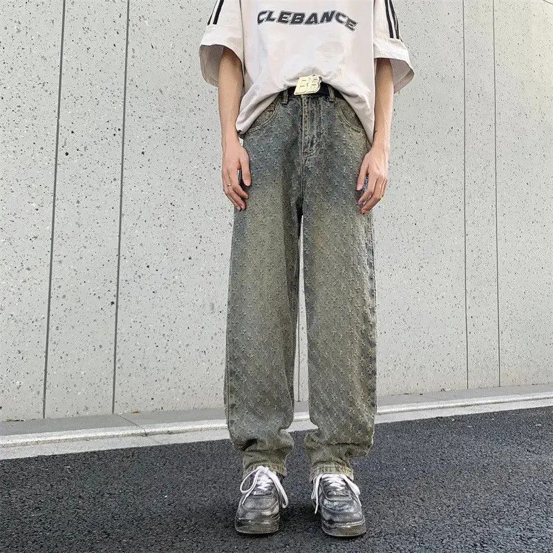 Japanese Brand Retro hip-hop loose straight leg micro flared jeans Size US 32 / EU 48 - 6 Thumbnail