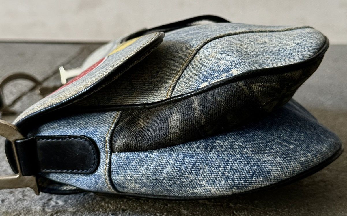 Dior Dior - John Galliano - SS2001 - Speedy way Denim -Saddle Bag Size ONE SIZE - 10 Thumbnail