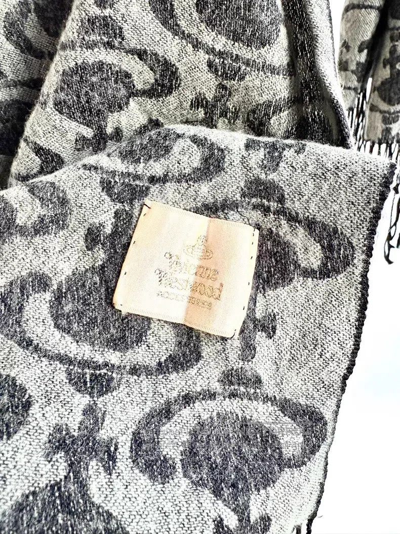 Vivienne Westwood Vivienne Westwood Grey Double-Sided Full Print Saturn Scar Size ONE SIZE - 5 Thumbnail