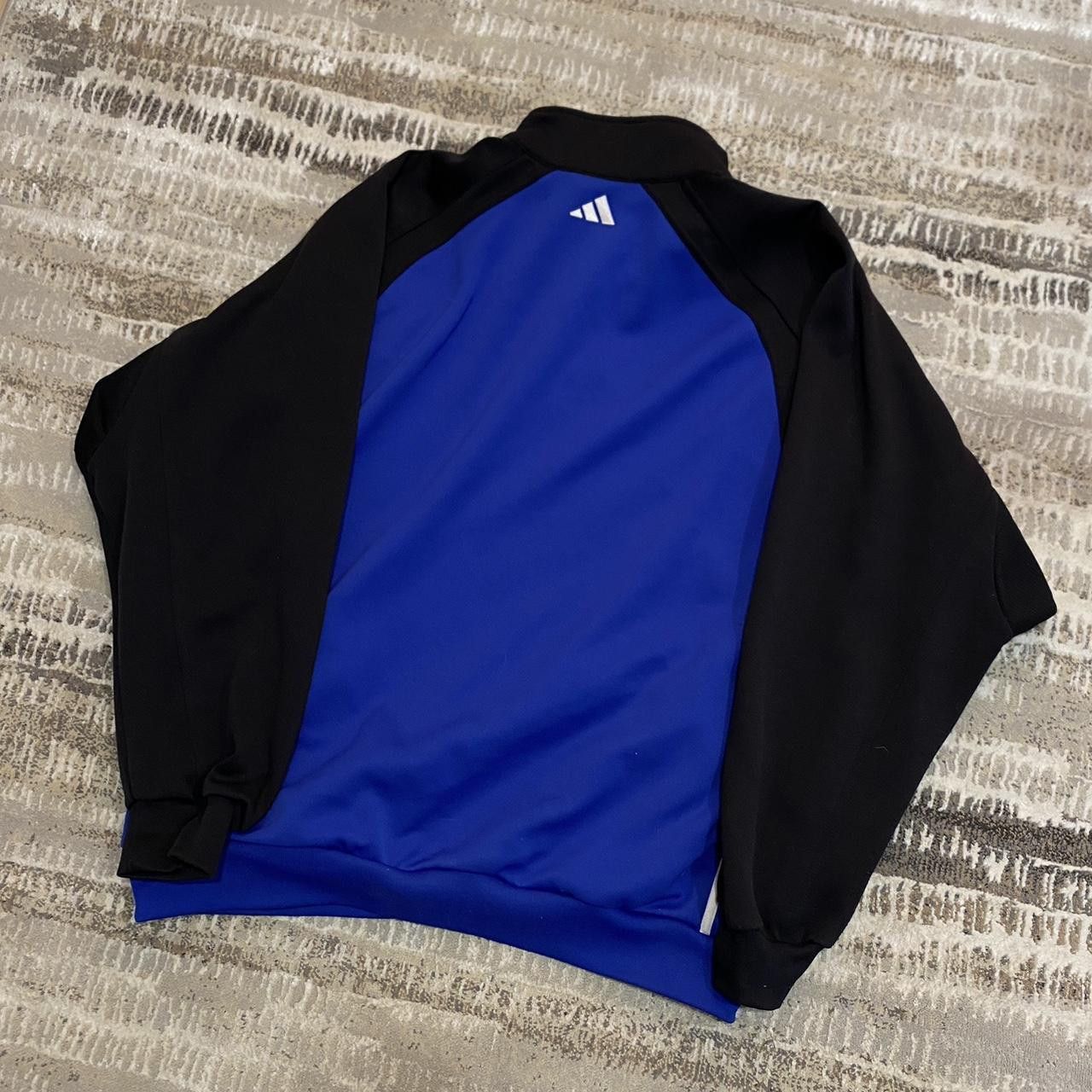 Adidas Vintage 90s Adidas Phillips 66 Sweatshirt Blue XL Size US XL / EU 56 / 4 - 4 Thumbnail