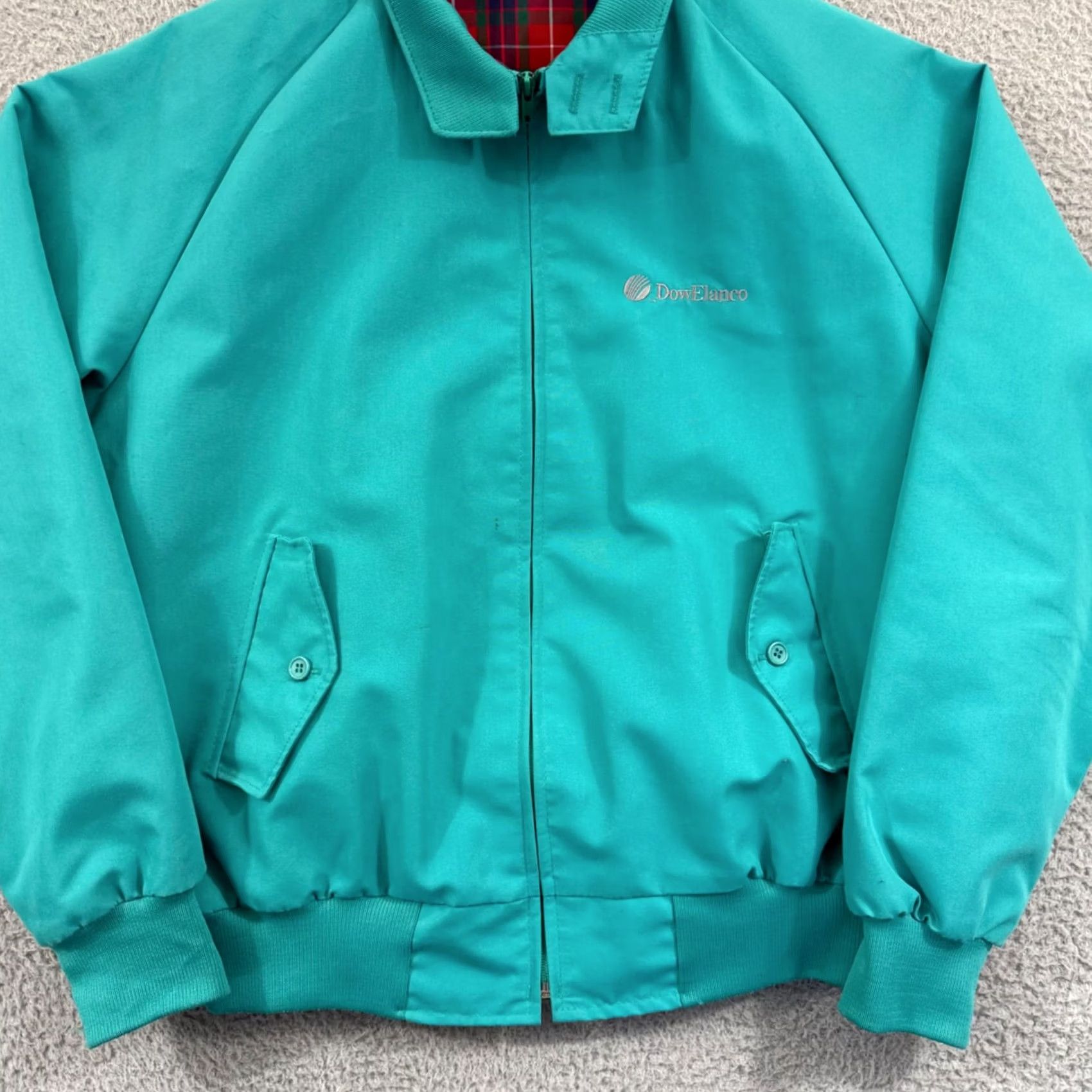 Vintage VINTAGE Sportsmaster Jacket Mens Large Blue Plaid Lined Zip Bomber Sport USA Jacket Size US L / EU 52-54 / 3 - 2 Thumbnail