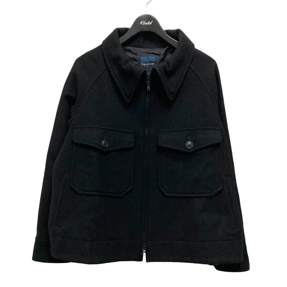 image of Regulation Yohji Yamamoto Wool Jacket in Black, Men's (Size Small)