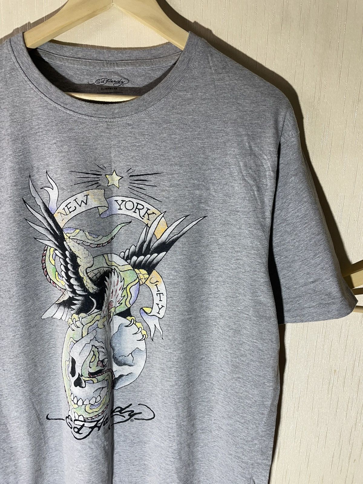 Ed Hardy × Vintage Ed Hardy vintage streetwear T shirt Size US XL / EU 56 / 4 - 2 Thumbnail