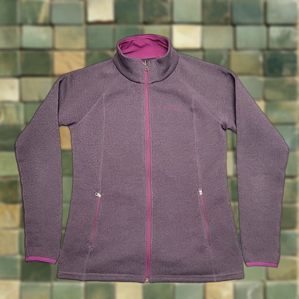 Marmot Marmot Women's Sweater Full Zip Purple Polartec Fleece Pullover Casual M Size M / US 6-8 / IT 42-44 - 1 Thumbnail
