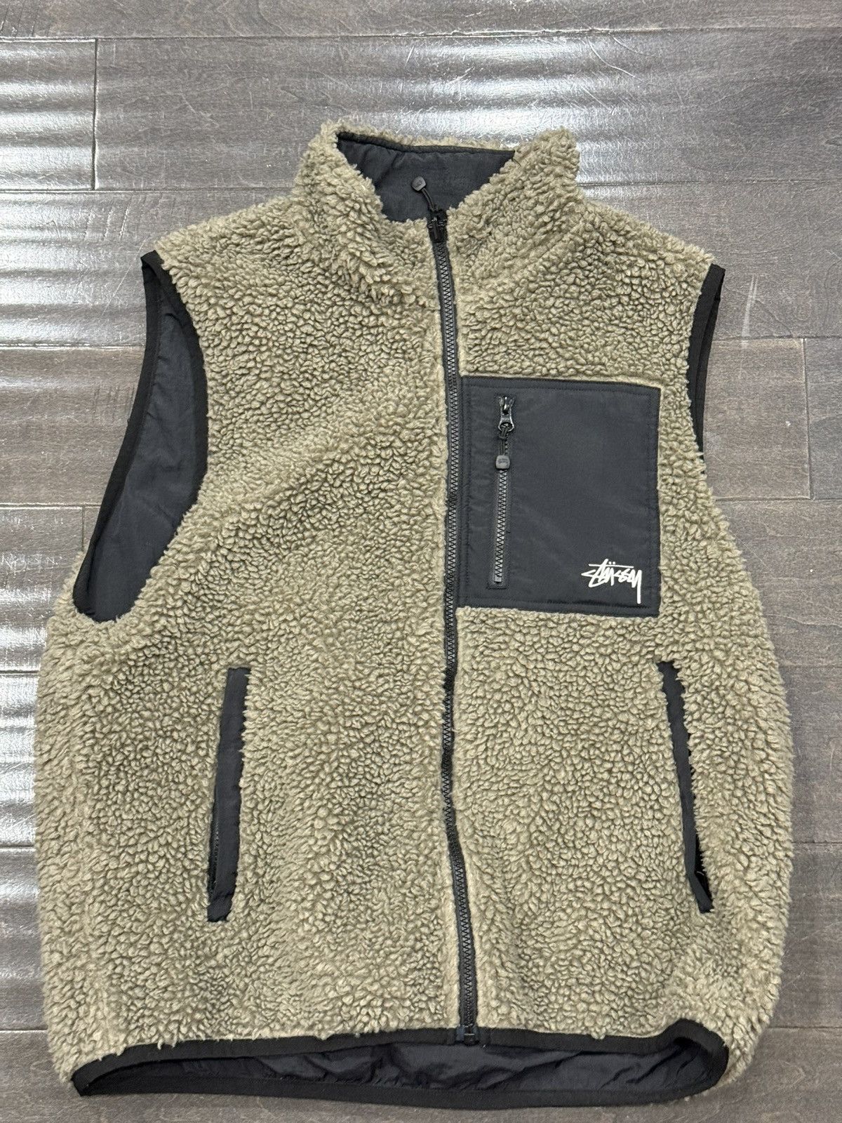 トップス stussy 21AW Fillmore Sherpa Vest Stussy Fillmore Sherpa Vest - Centrevillestore
