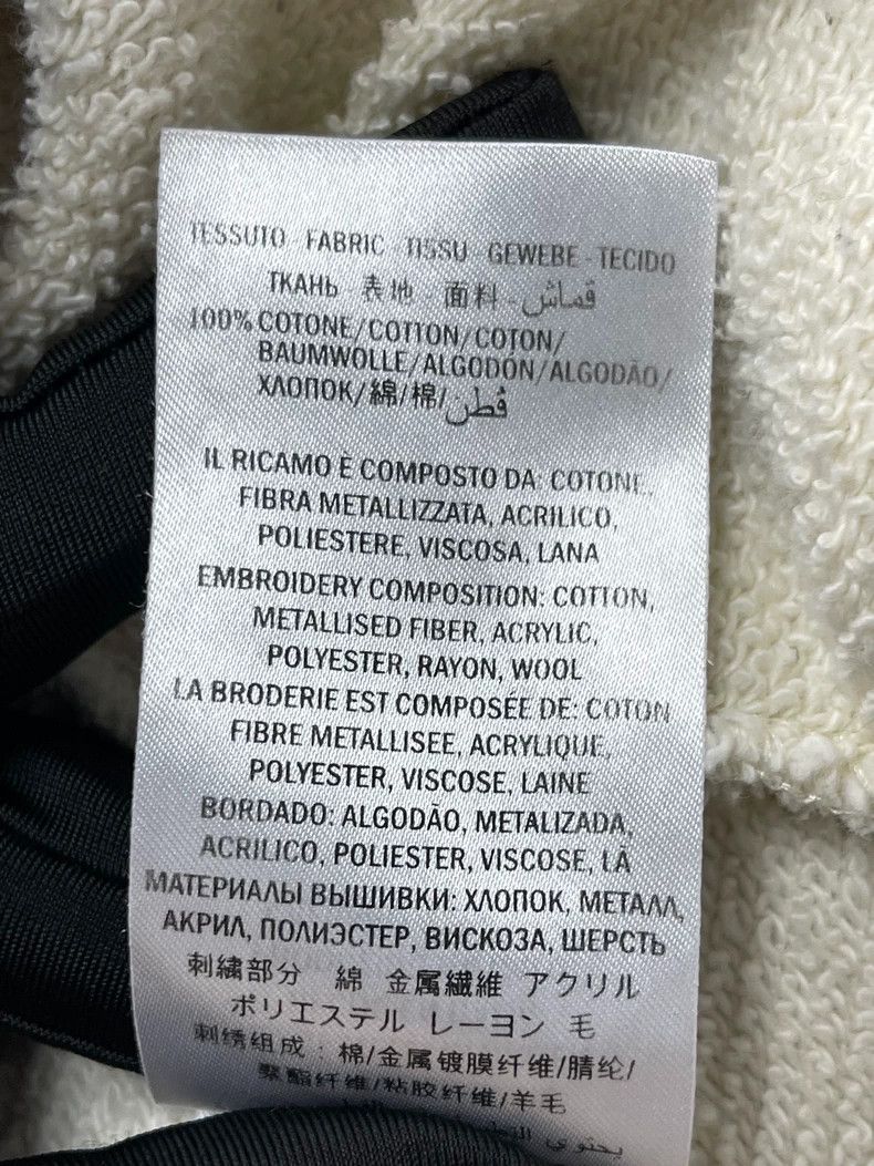 Gucci Gucci Beige Belt Logo Destroy Hoodie Sweatshirt 2502-Nextar Size US M / EU 48-50 / 2 - 5 Thumbnail