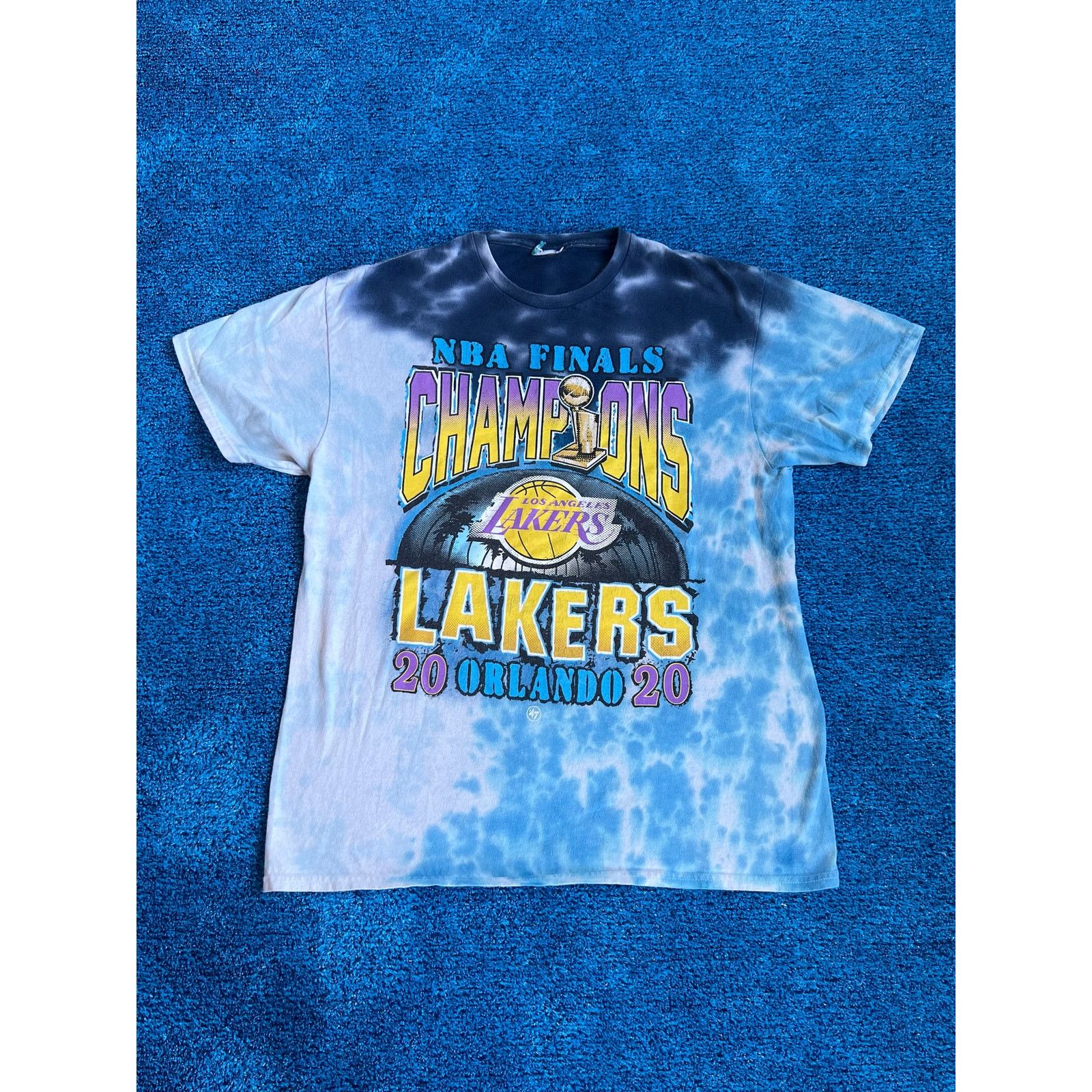 47 47 Brand LA Lakers 2020 NBAFinal Champions t-shirt Size L Size US L / EU 52-54 / 3 - 1 Thumbnail