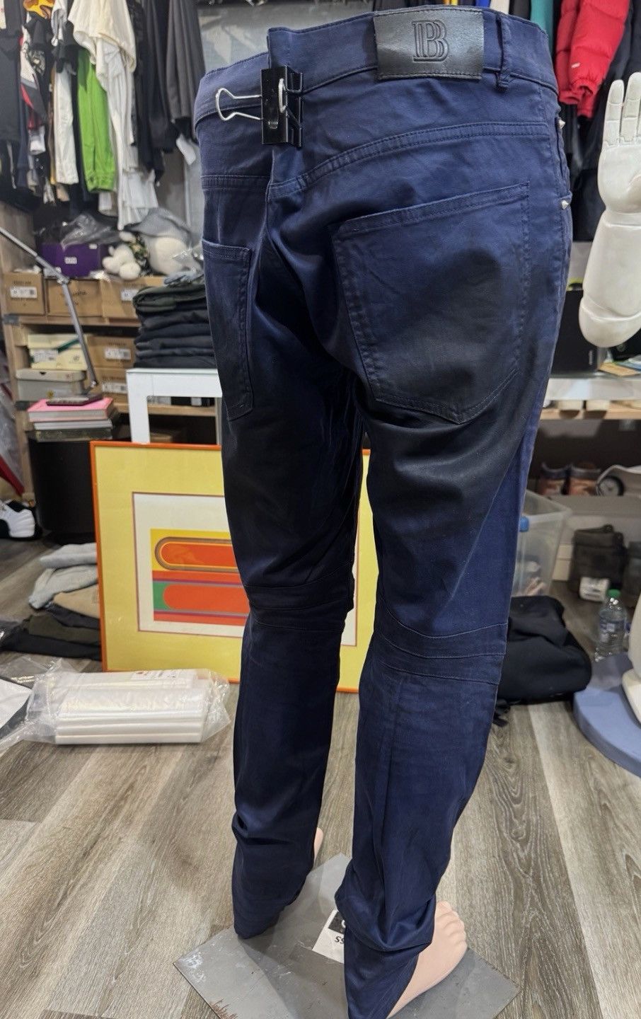 Balmain BALMAIN COATED MOTO JEANS 🔥©️ Size US 36 / EU 52 - 13 Thumbnail