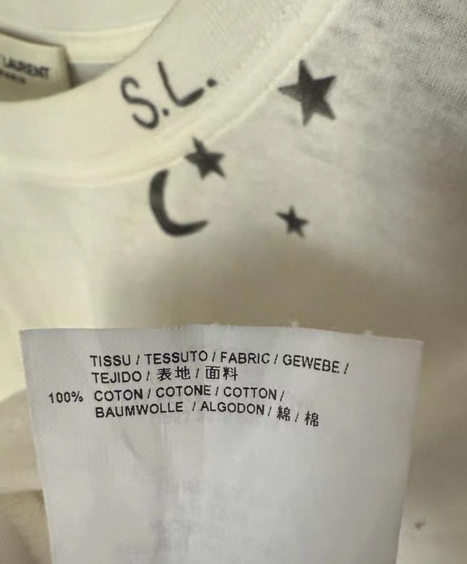Saint Laurent Paris Saint Laurent Paris Music note small LOGO short-sleeved sh Size US M / EU 48-50 / 2 - 6 Thumbnail