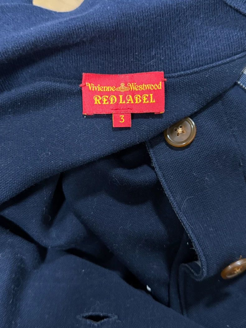 Vivienne Westwood Vivienne Westwood size3 Dark blue striped orb embroidered c Size S / US 4 / IT 40 - 6 Thumbnail