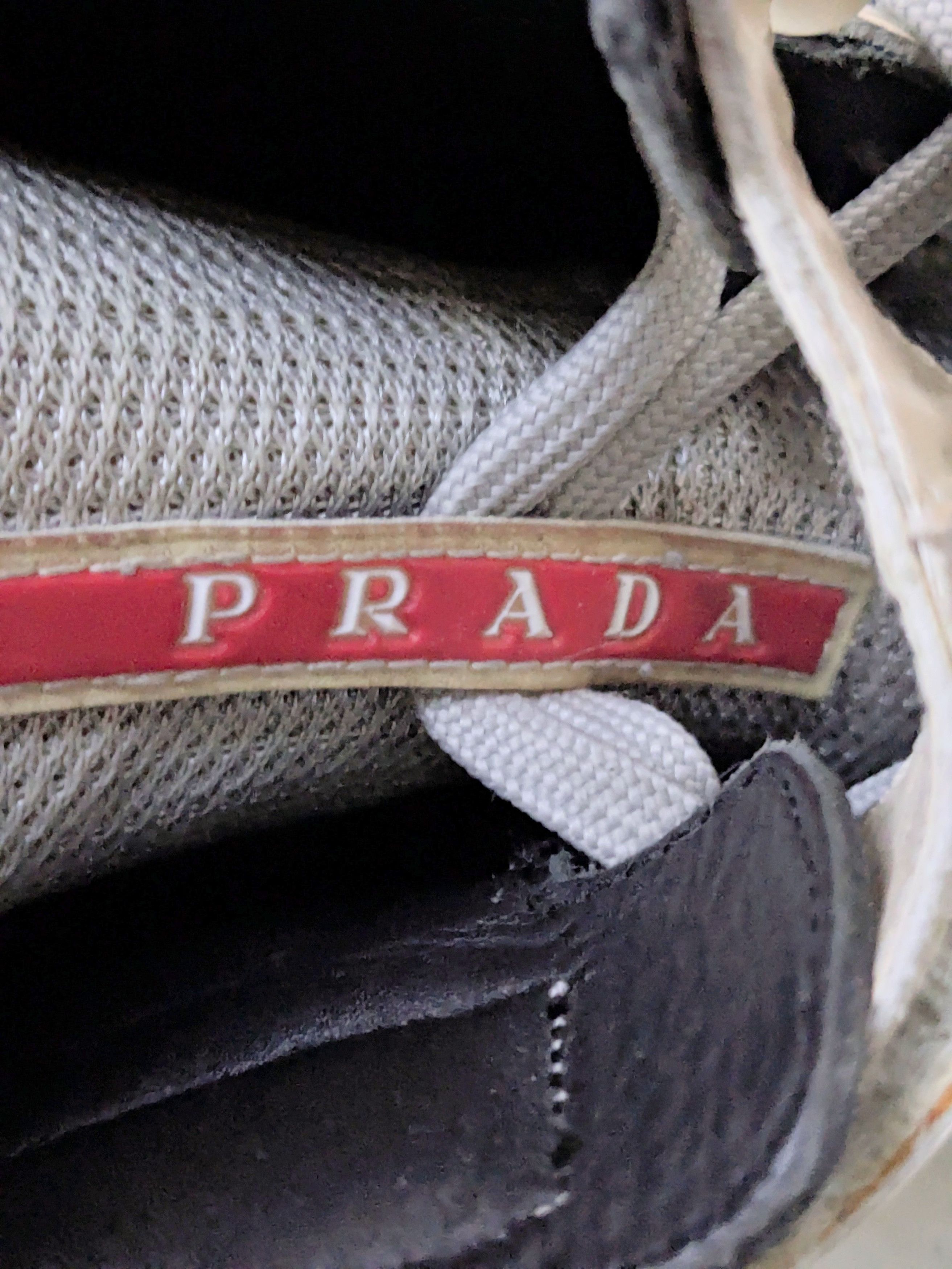 Prada Prada Sneakers Black White Patent Leather 9 High Tops Size US 9 / EU 42 - 18 Thumbnail