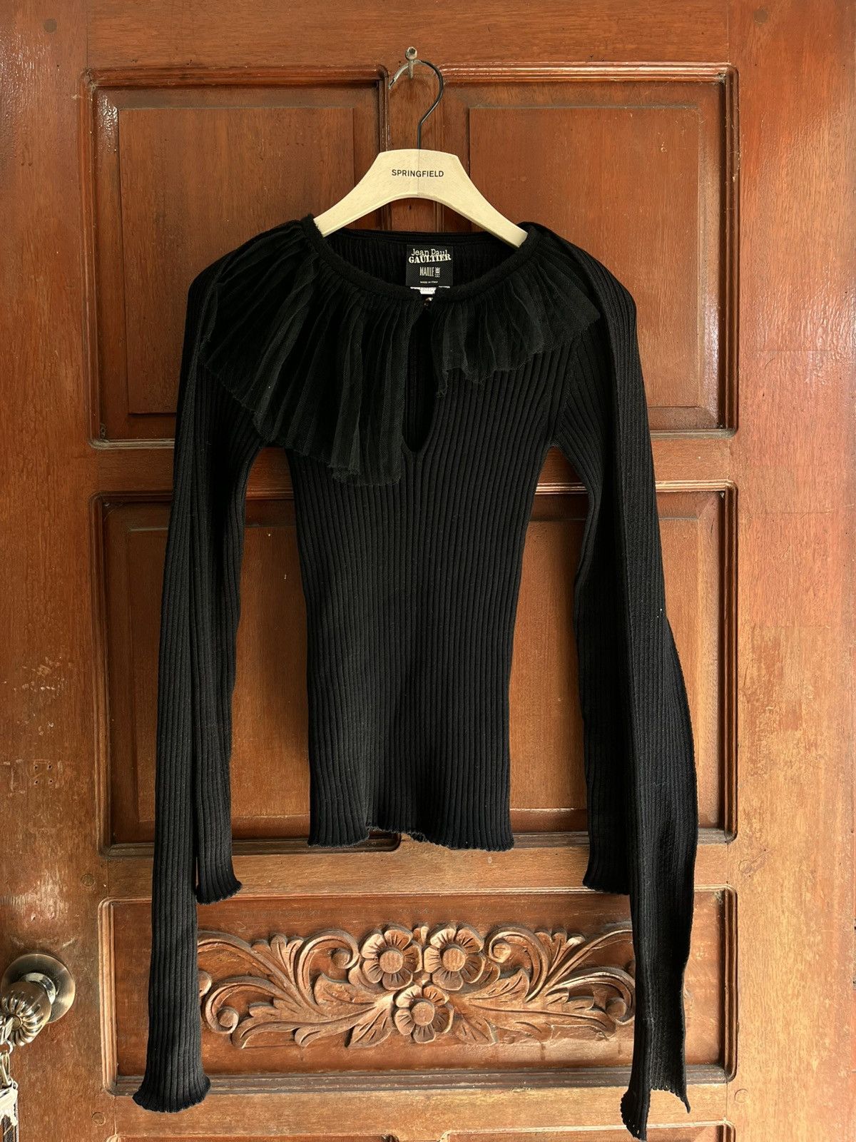 Jean Paul Gaultier JEAN PAUL GAULTIER RIBBED WOOL KNIT LONGSLEEVE Size M / US 6-8 / IT 42-44 - 3 Thumbnail