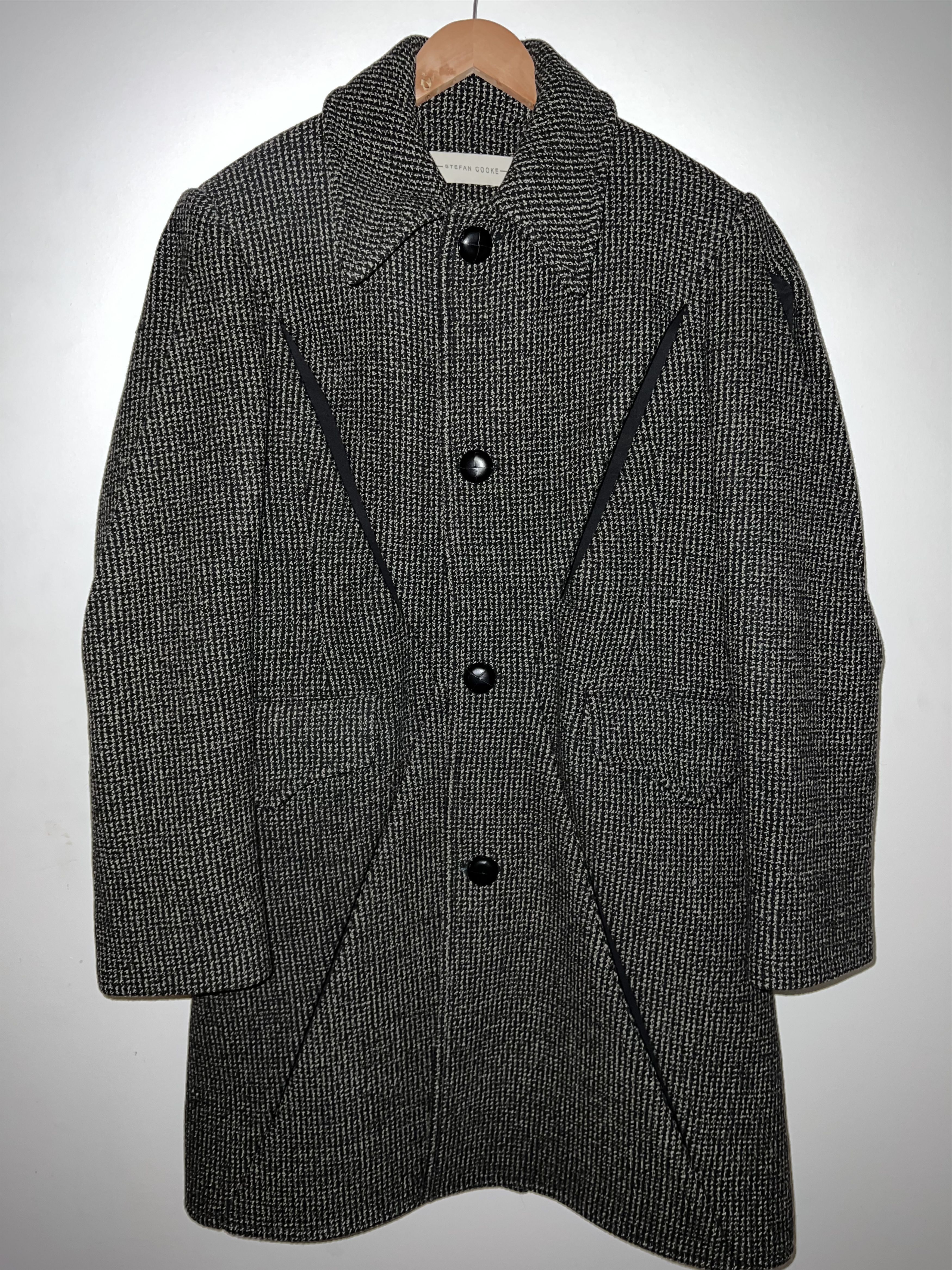 Stefan Cooke Long Slashed Wool Coat A/W 2019 Size US L / EU 52-54 / 3 - 2 Thumbnail