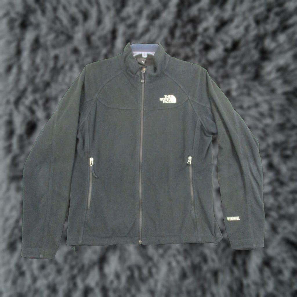 The North Face VINTAGE The North Face Windwall Jacket Fleece Women Large Black Size L / US 10 / IT 46 - 1 Thumbnail