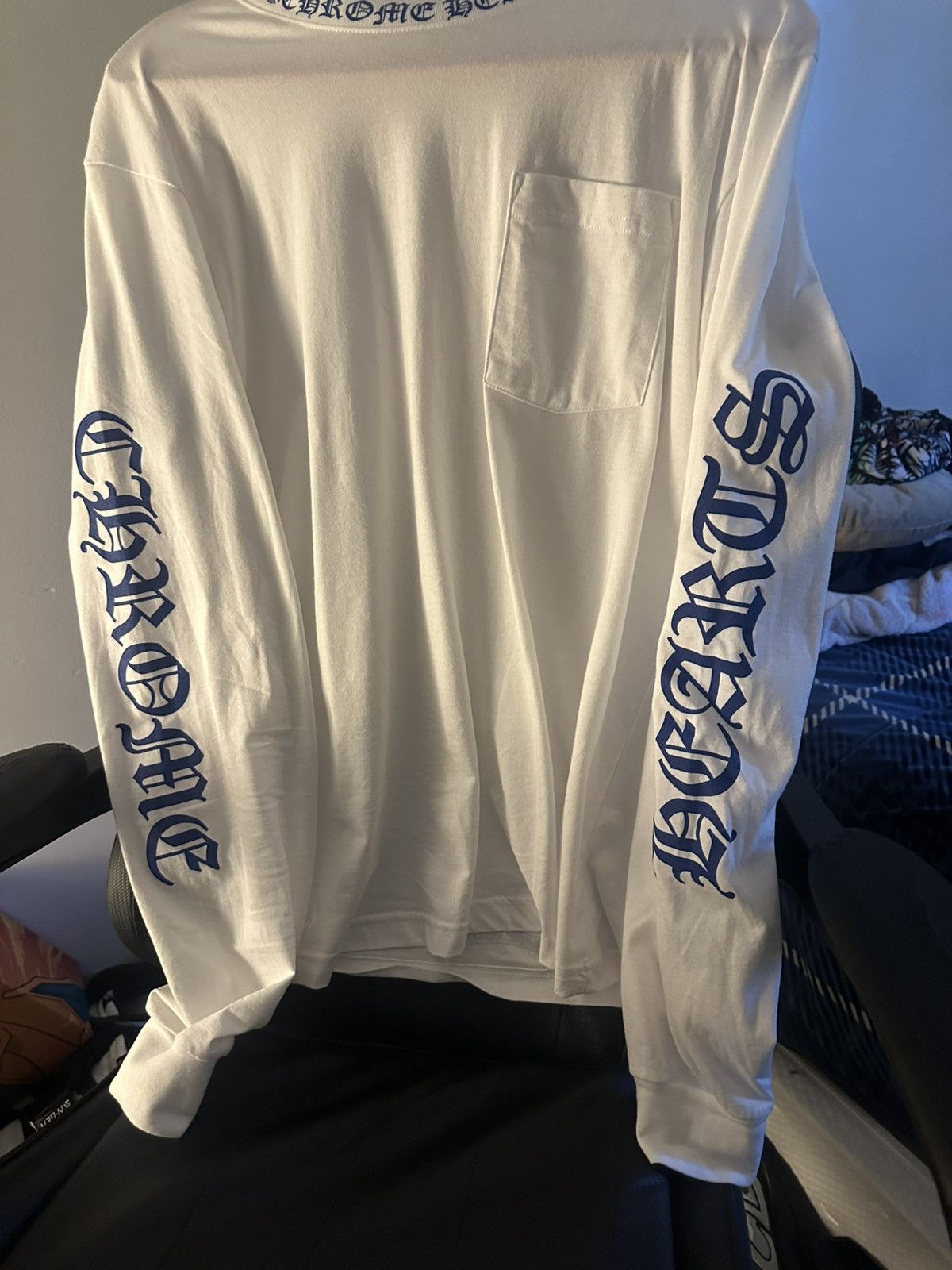 Chrome Hearts Chrome Hearts Blue Long Sleeve Size US L / EU 52-54 / 3 - 5 Thumbnail