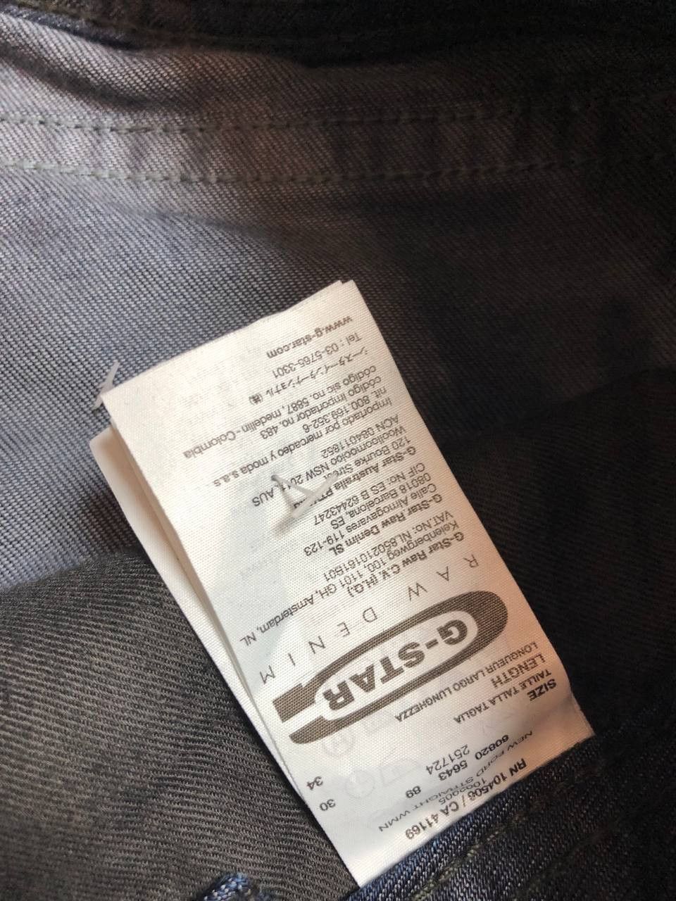 G-Star G Star Raw vintage denim pants low rise streetwear Size 30" / US 8 / IT 44 - 2 Thumbnail