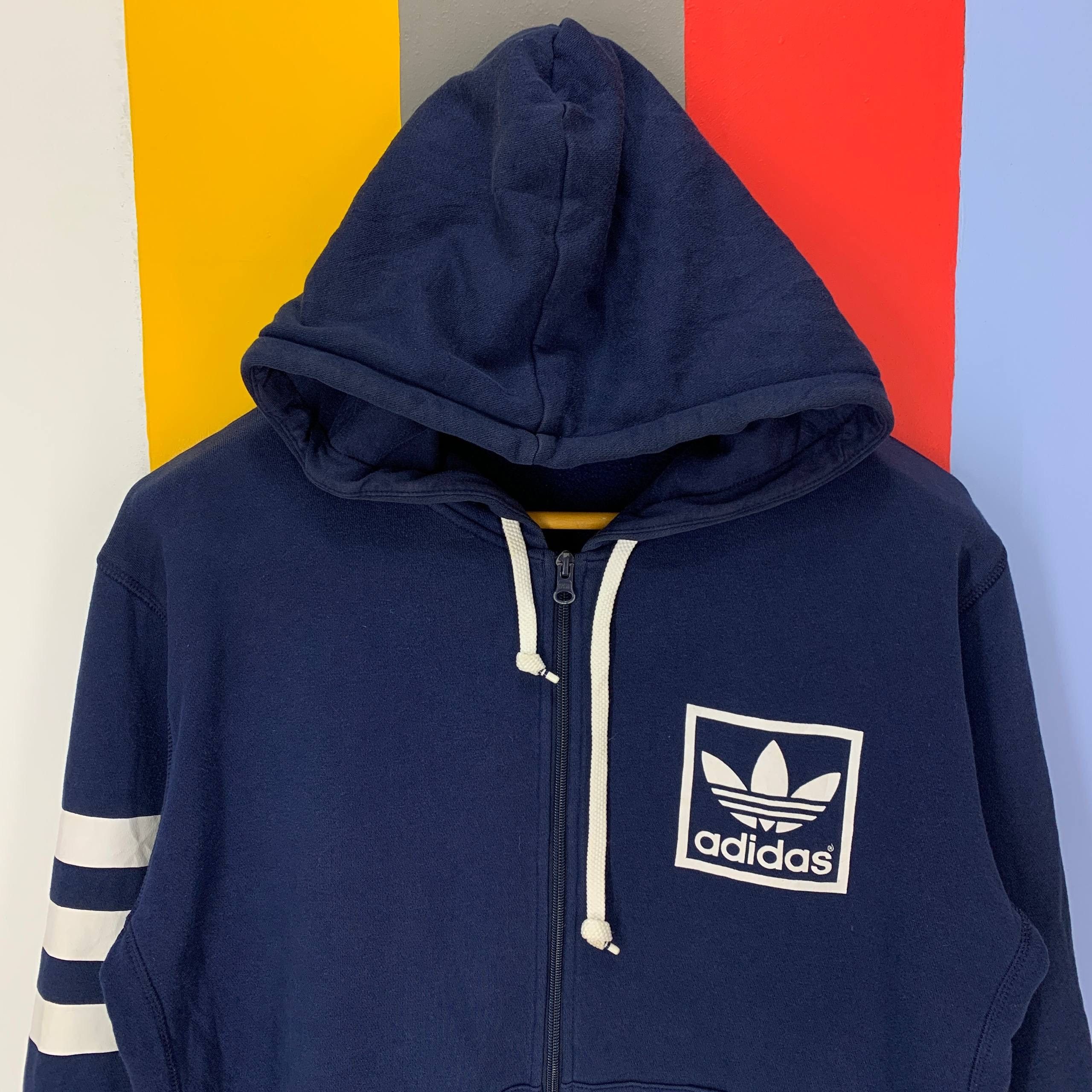 Adidas ADIDAS Ideal Zipper Hoodie #2569/U Size US L / EU 52-54 / 3 - 8 Thumbnail