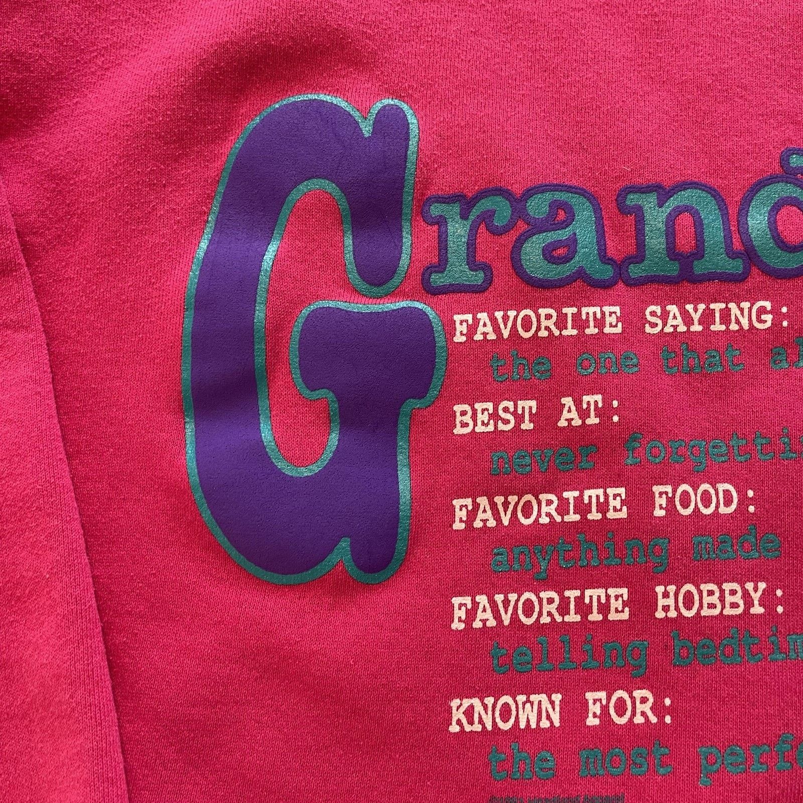 Jerzees Vtg Jerzees Sweatshirt Womens L Grandma Crewneck USA 90s Size L / US 10 / IT 46 - 5 Thumbnail