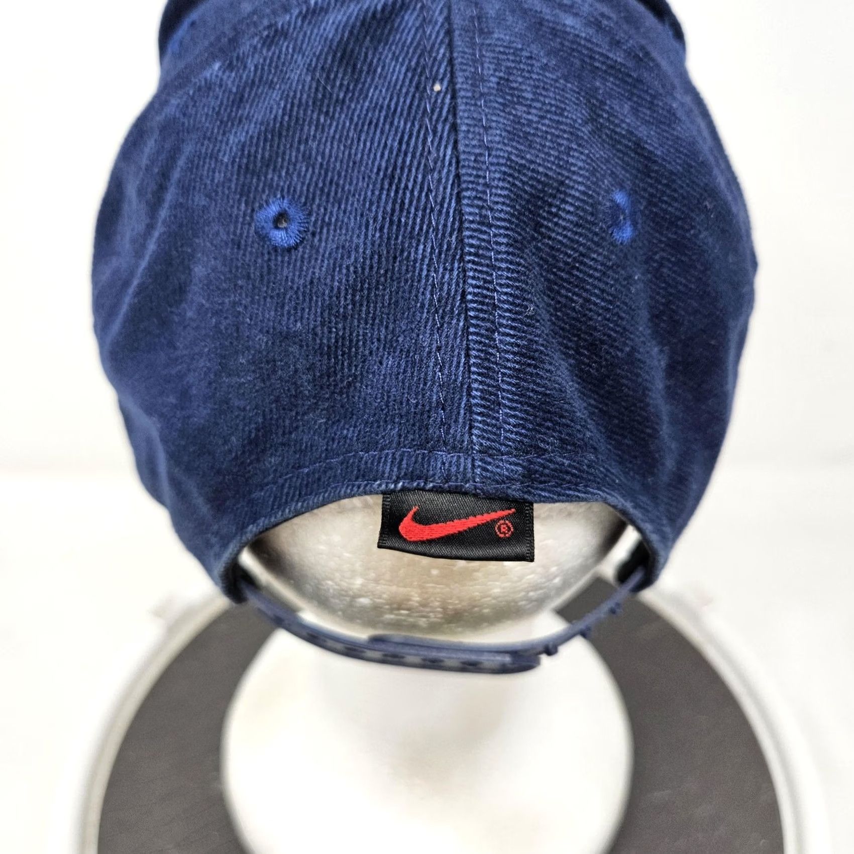 Nike VINTAGE Nike Hat Snapback Baseball Cap One Size Blue Swoosh Embroidered 90s Y2K Mens Size ONE SIZE - 5 Thumbnail