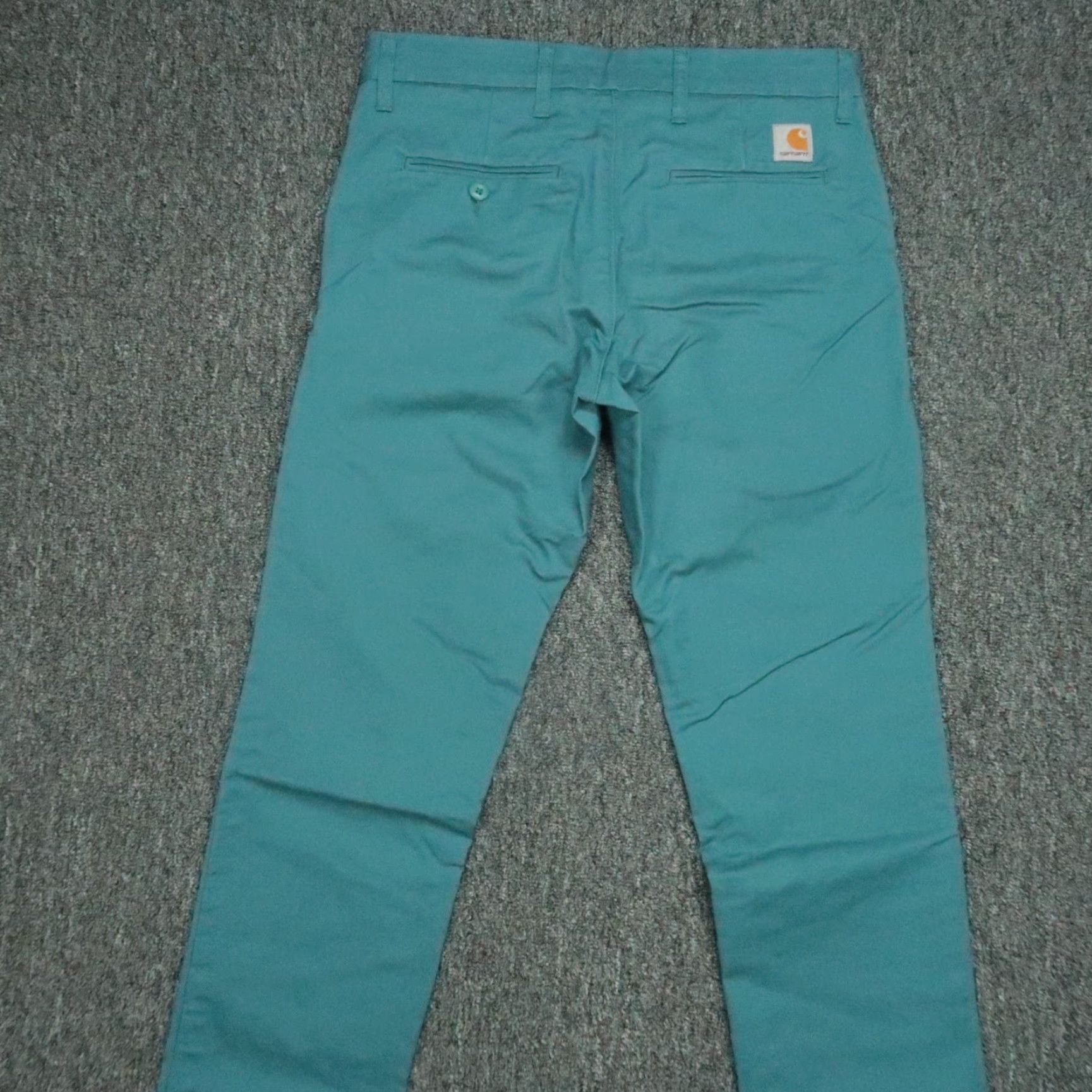 Carhartt Carhartt Pants 30x32 Blue Sid WIP Straight Stretch Mens Size US 30 / EU 46 - 4 Thumbnail