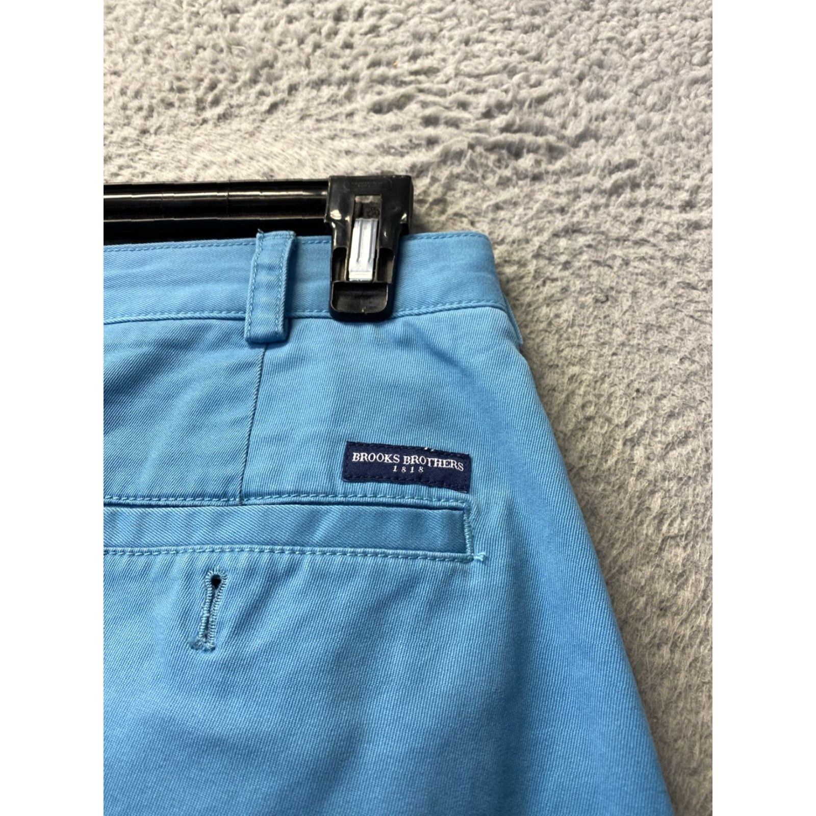 Brooks Brothers Brooks Brothers Chino Pants Men Regular 34 Turquoise Solid 30in Zip Casual Vintage: No Size US 34 / EU 50 - 7 Thumbnail