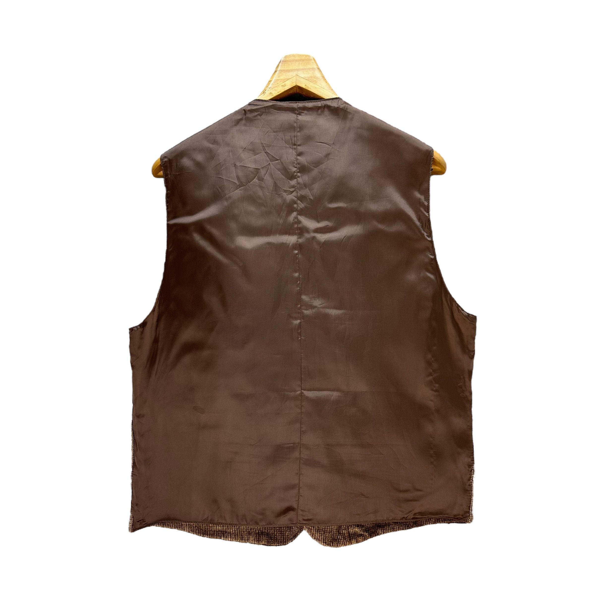 Gianni Valentino GIANNI VALENTINO Italy Brown Gentlemen Vest #A4-0075 Size US L / EU 52-54 / 3 - 8 Thumbnail