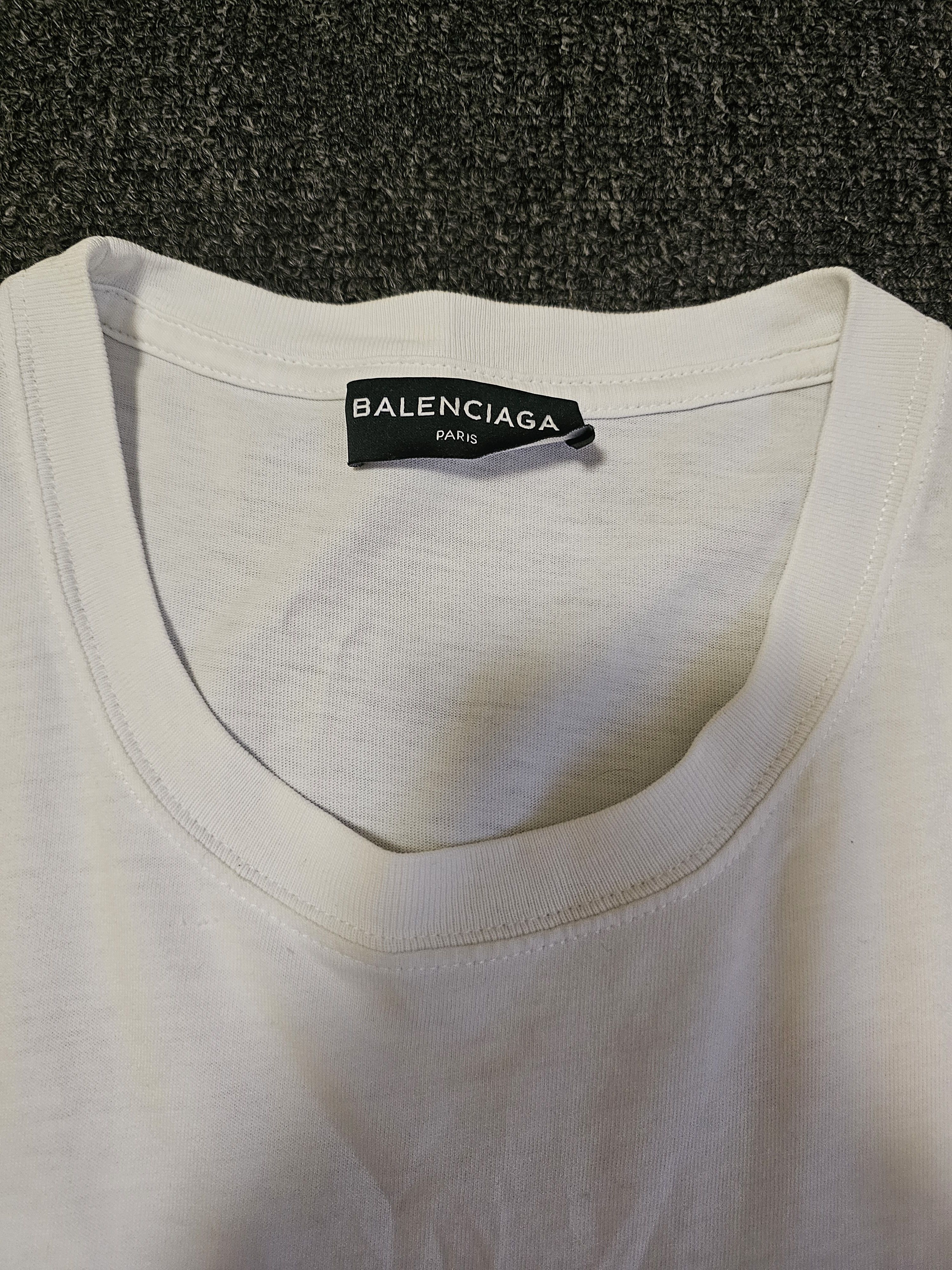 Balenciaga Balenciaga Men's Personalized Oversize T-Shirt Size S Size US S / EU 44-46 / 1 - 6 Thumbnail