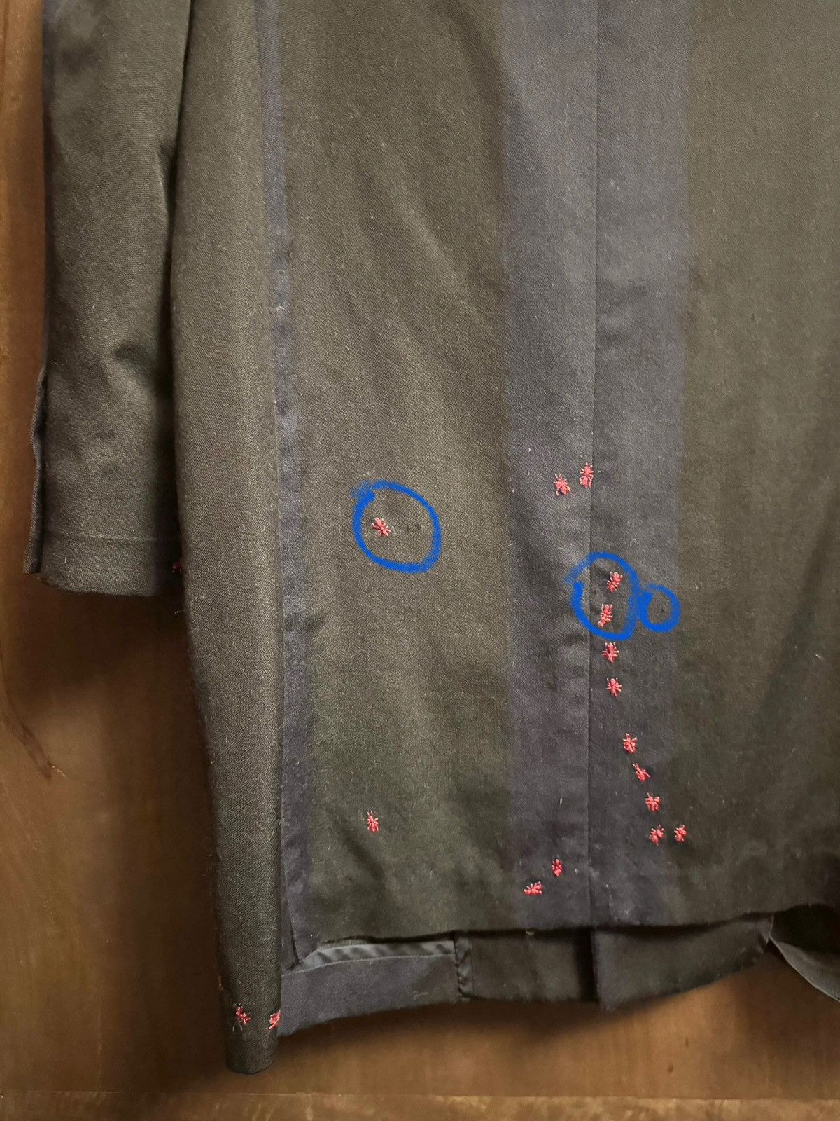 Yohji Yamamoto yohji yamamoto vintage wool embroidered coat 2jp men Size US S / EU 44-46 / 1 - 18 Thumbnail