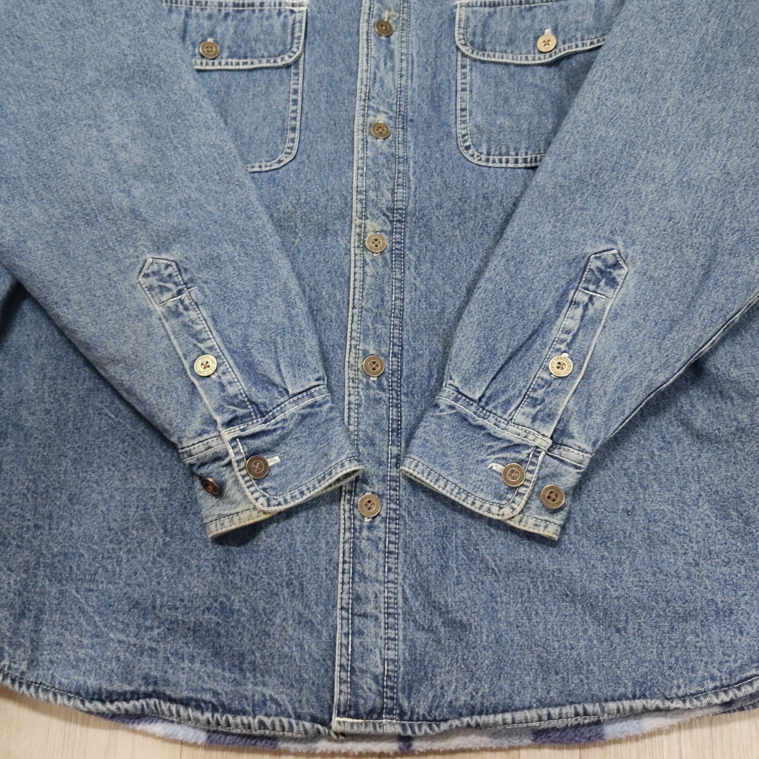 Levi's × Vintage Vintage Levi's Fleece Lined Denim Shirt Jacket Size US M / EU 48-50 / 2 - 8 Thumbnail