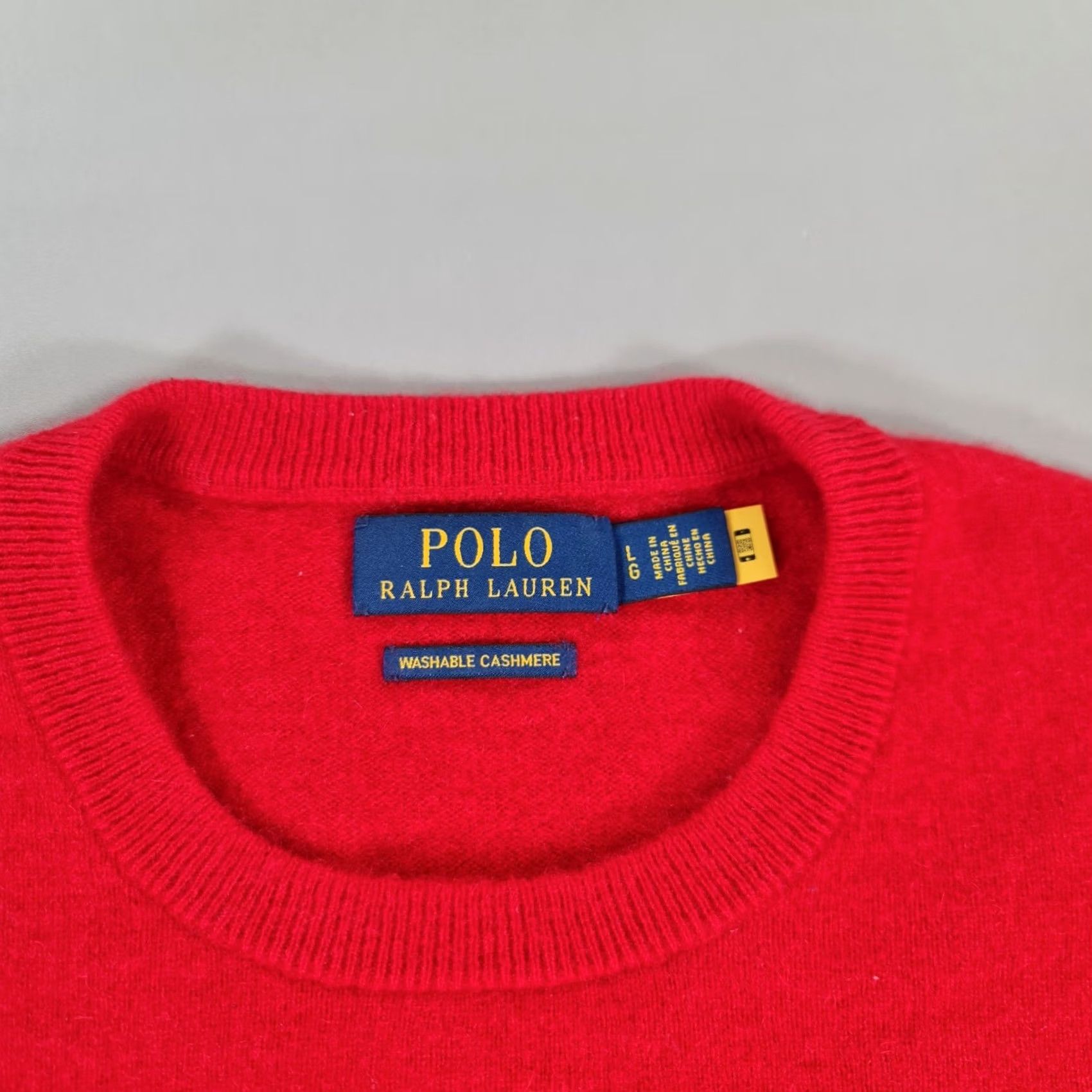 Polo Ralph Lauren Polo Ralph Lauren Mens Jumper Red Large 100% Cashmere Knit Pullover Size US L / EU 52-54 / 3 - 3 Thumbnail