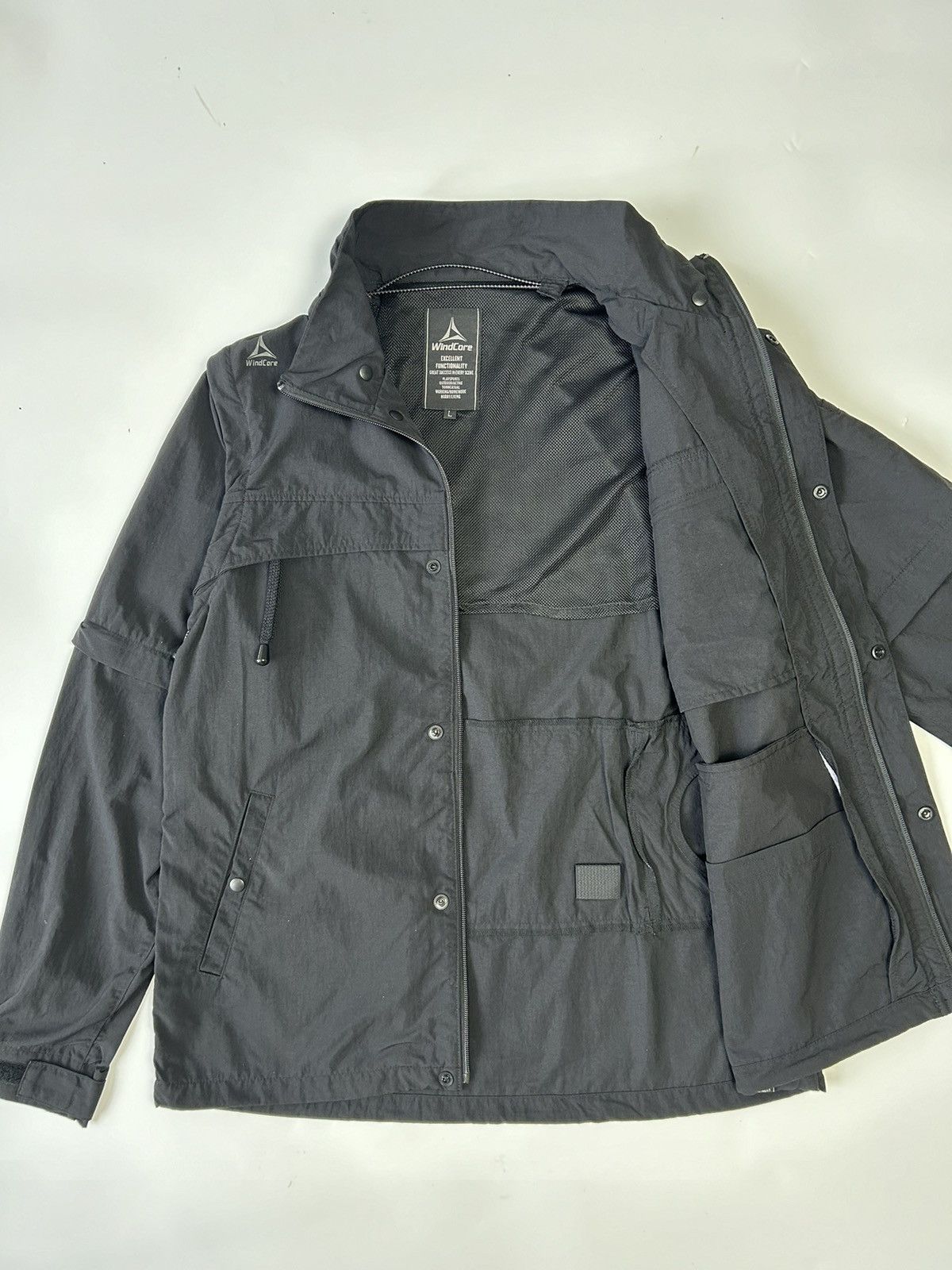 Japanese Brand WINDCORE DETACHABLE LIGHT JACKET Size US L / EU 52-54 / 3 - 6 Thumbnail
