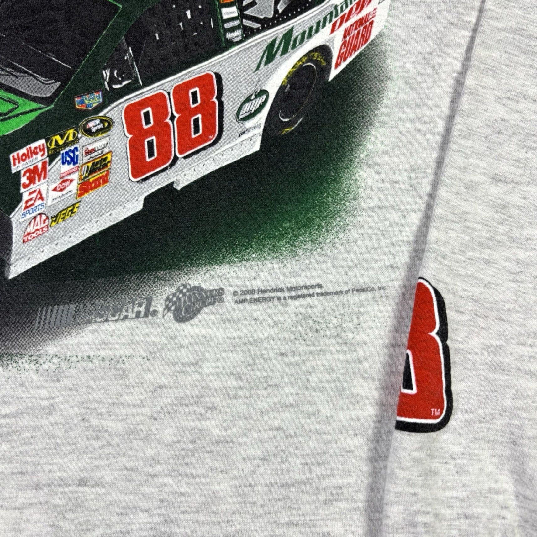 Chase Authentics VINTAGE Chase Authentics Dale Jr T Shirt Nascar Racing Gray Long Sleeve XL 90s Y2K Size US XL / EU 56 / 4 - 5 Thumbnail