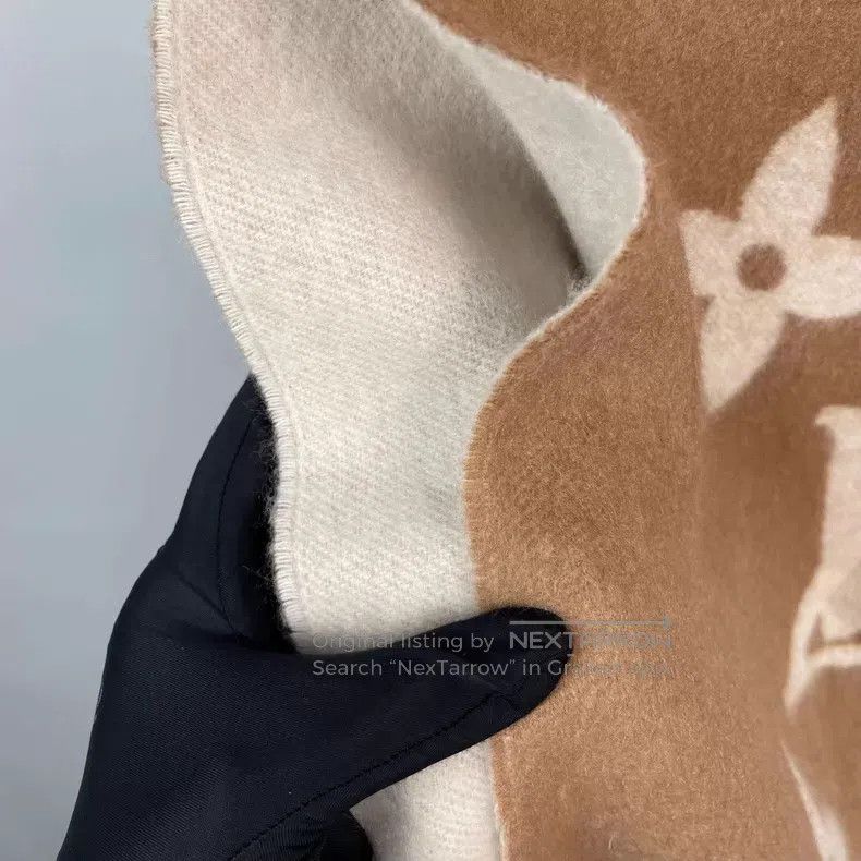 Louis Vuitton Louis Vuitton Cashmere scarf Size ONE SIZE - 4 Thumbnail