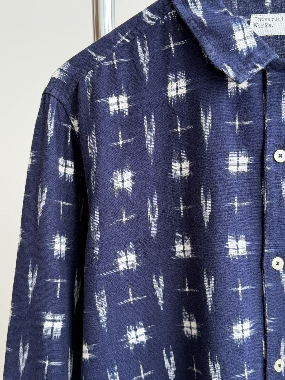 Universal Works Universal Works Ikat Garage Shirt Size US L / EU 52-54 / 3 - 9 Thumbnail