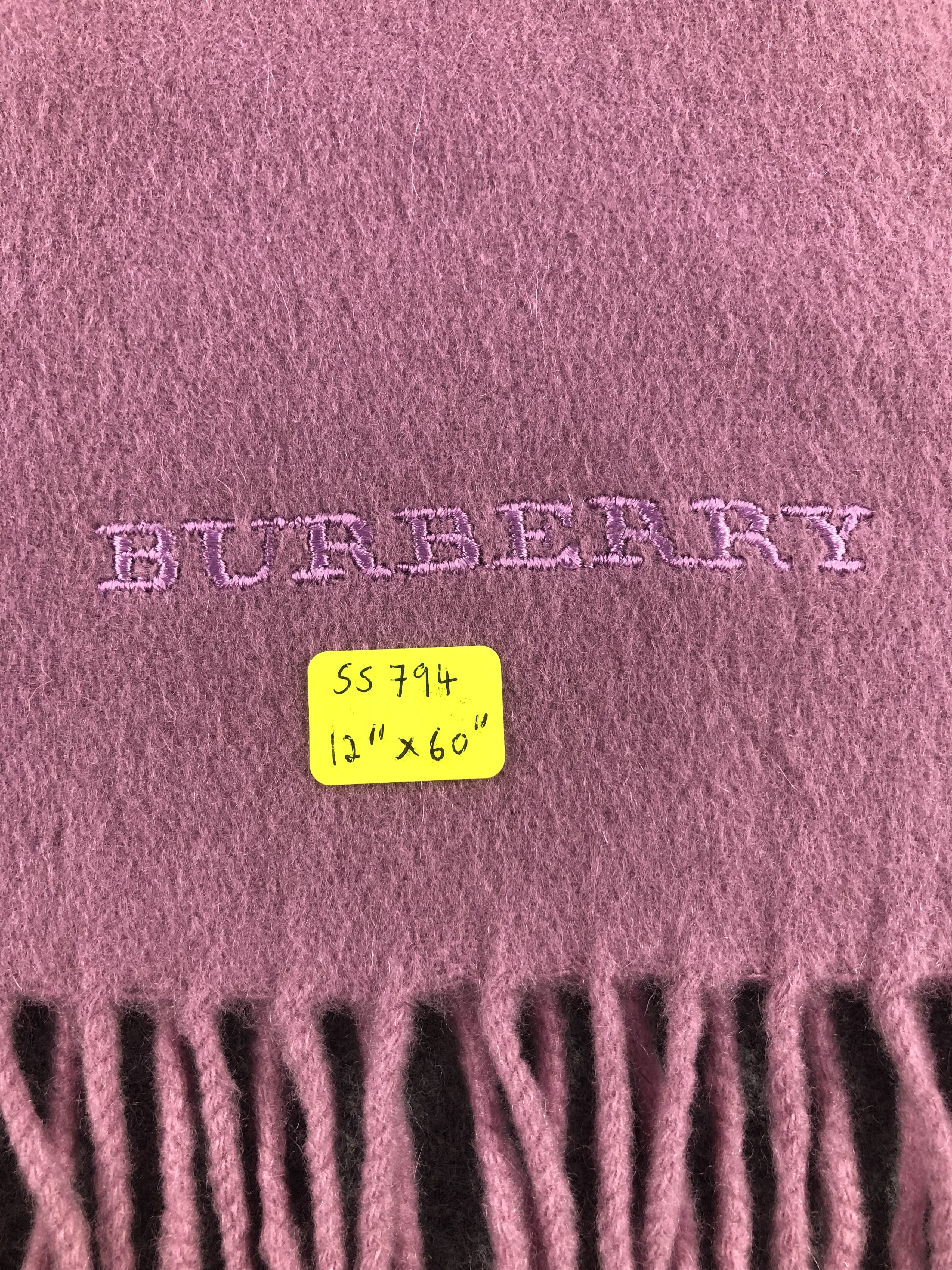 Burberry Burberry Cashmere Scarf / Muffler / Neckwear SS794 Size ONE SIZE - 4 Thumbnail