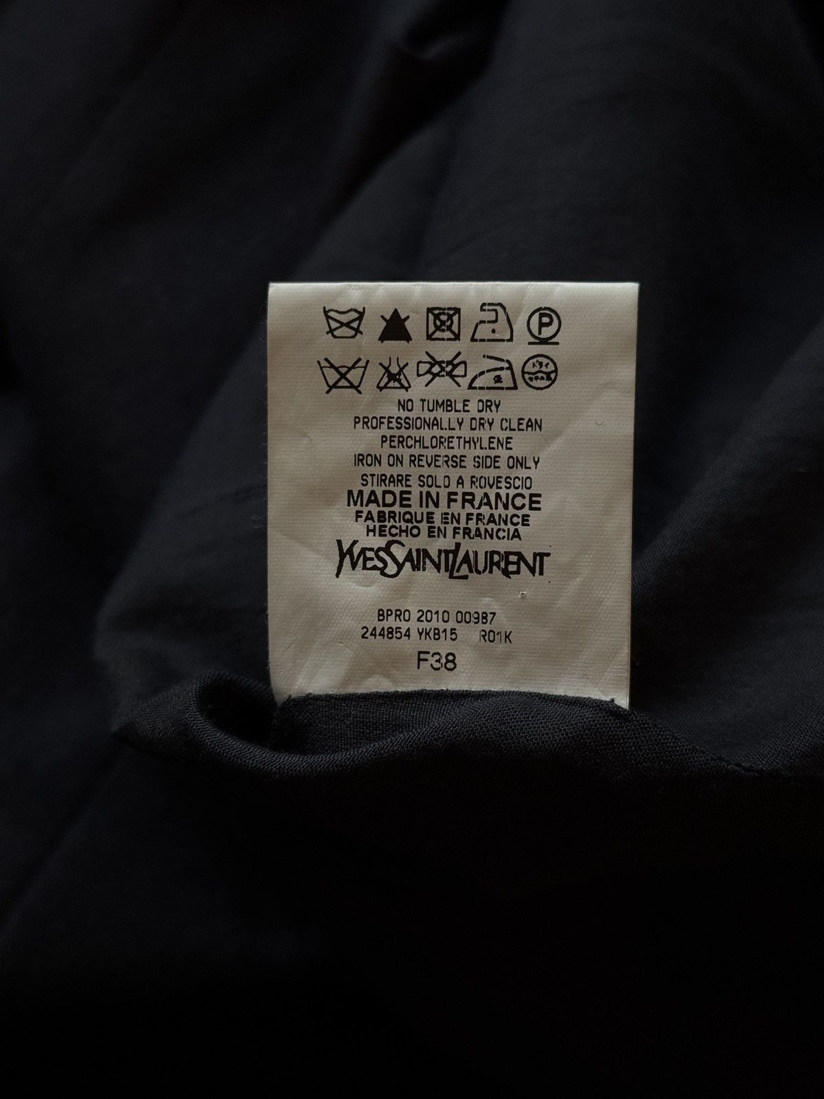 Designer × Yves Saint Laurent A/W 2010 Yves Saint Laurent YSL by Stefano Pilati wool dress Size S / US 4 / IT 40 - 6 Thumbnail