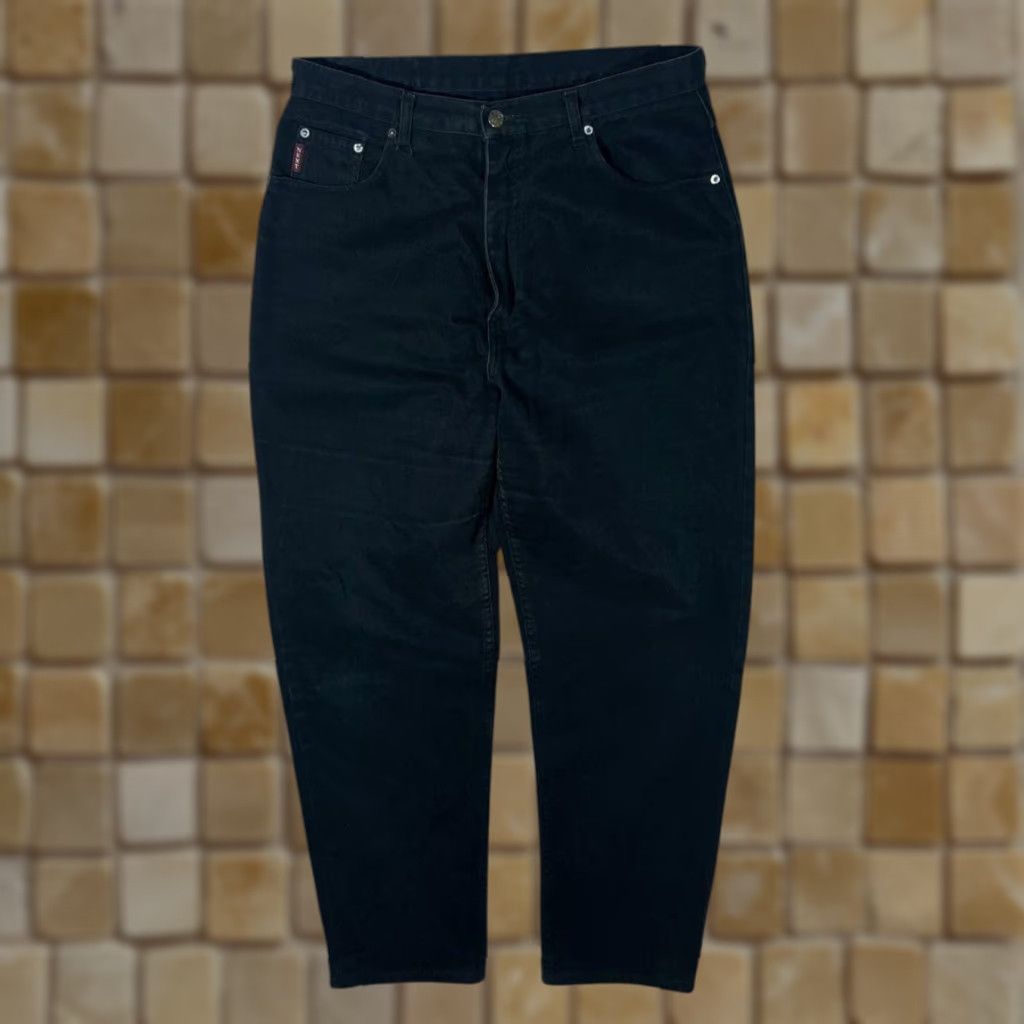 NEXT VINTAGE NEXT Black Denim Cotton High Waisted Mom Jeans Womens UK 18 14/16 Jeans Size 36" / US 14 / IT 50 - 1 Thumbnail