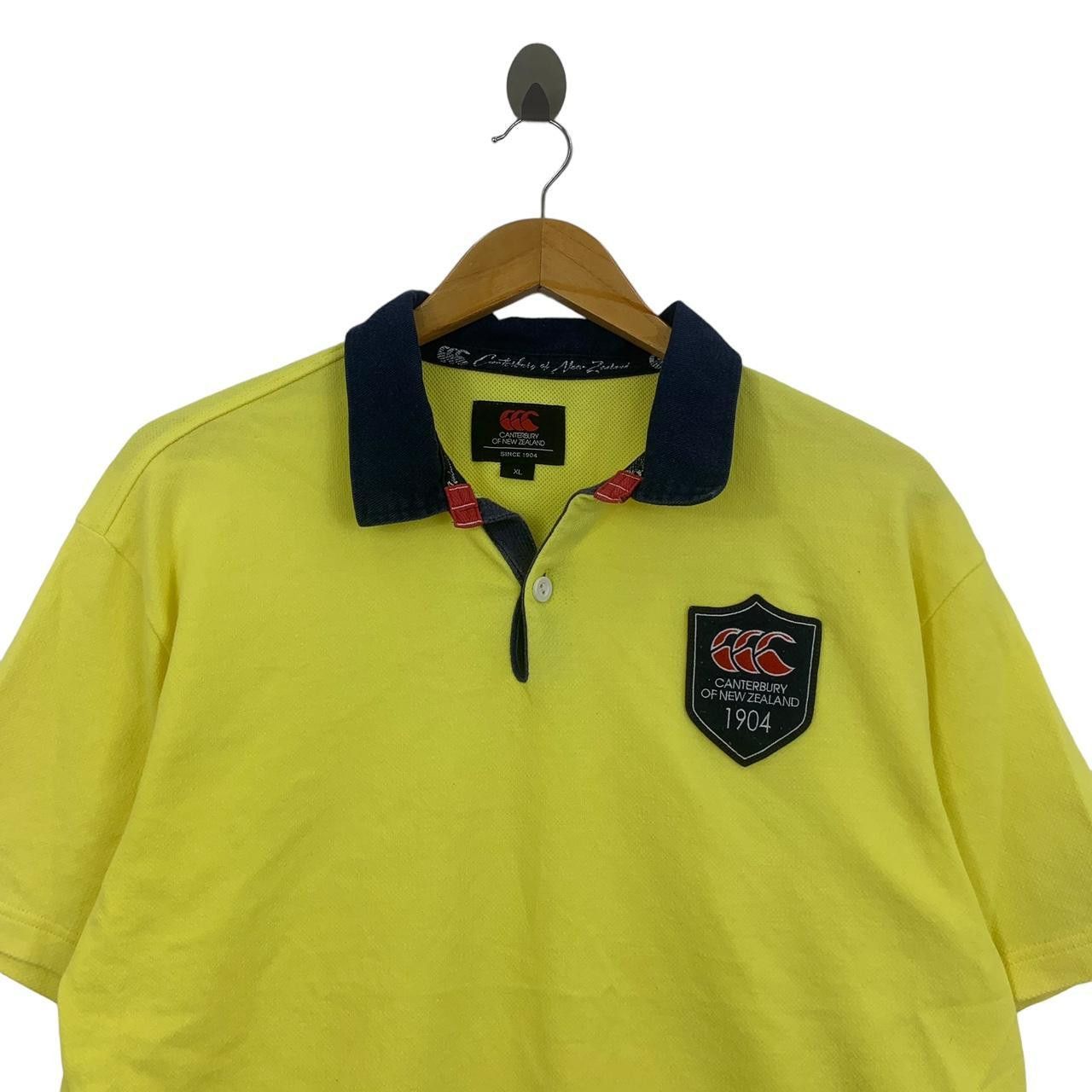 Canterbury of New Zealand CANTERBURY NEW ZEALAND Rugby Crest Polo Tee Shirt Top Size US XL / EU 56 / 4 - 2 Thumbnail