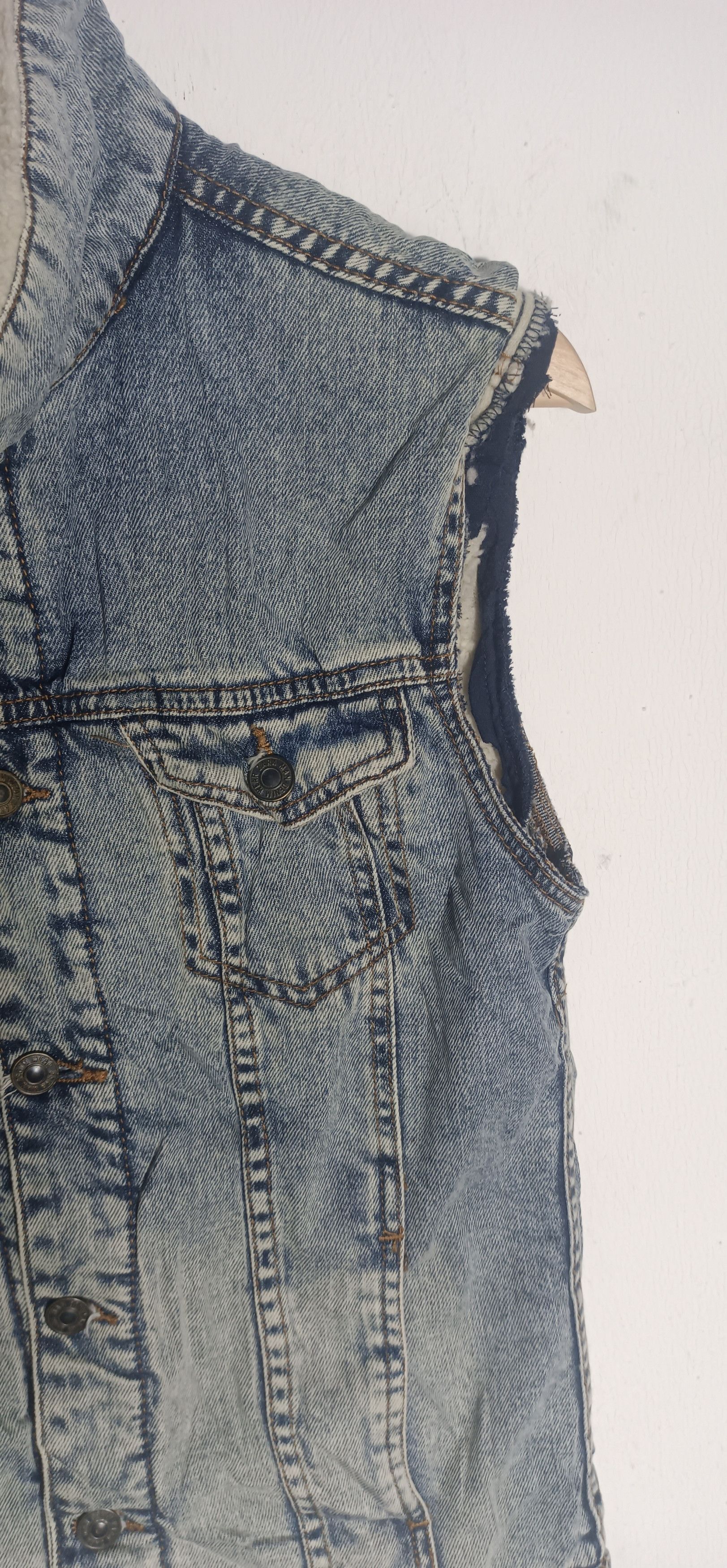 Vintage × Zara 💥Zara Man Denim Collection Wear Vest Size US S / EU 44-46 / 1 - 7 Thumbnail