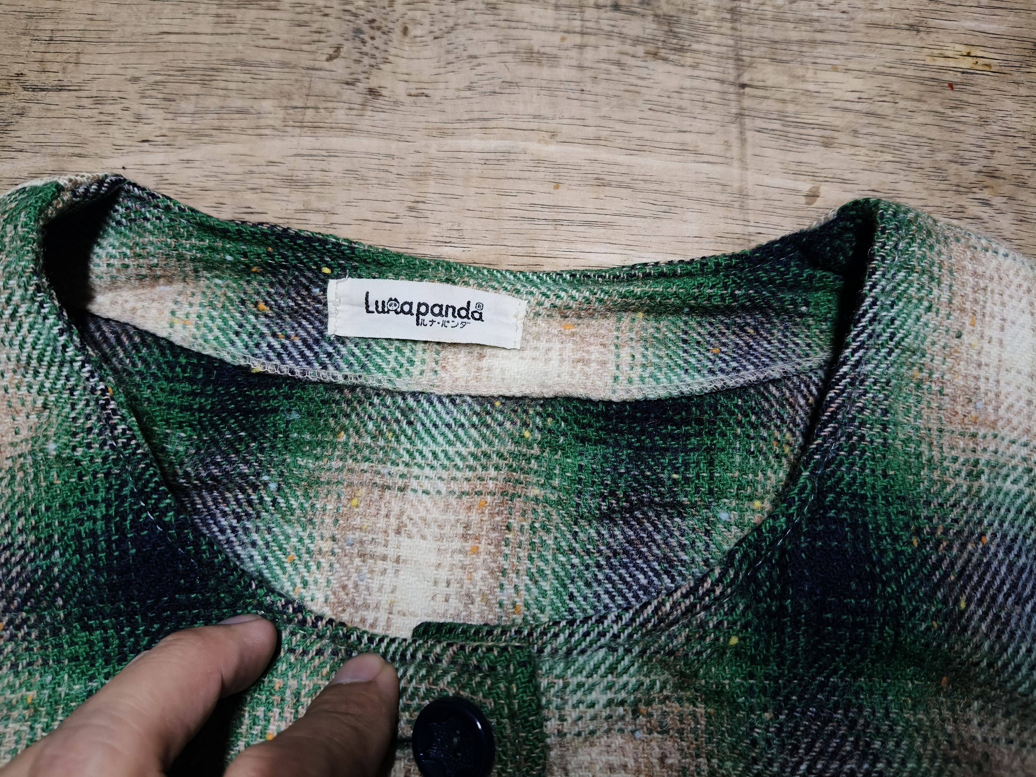 Japanese Brand Vintage Lunapanda Cardigan Button (wool) Size M / US 6-8 / IT 42-44 - 9 Thumbnail