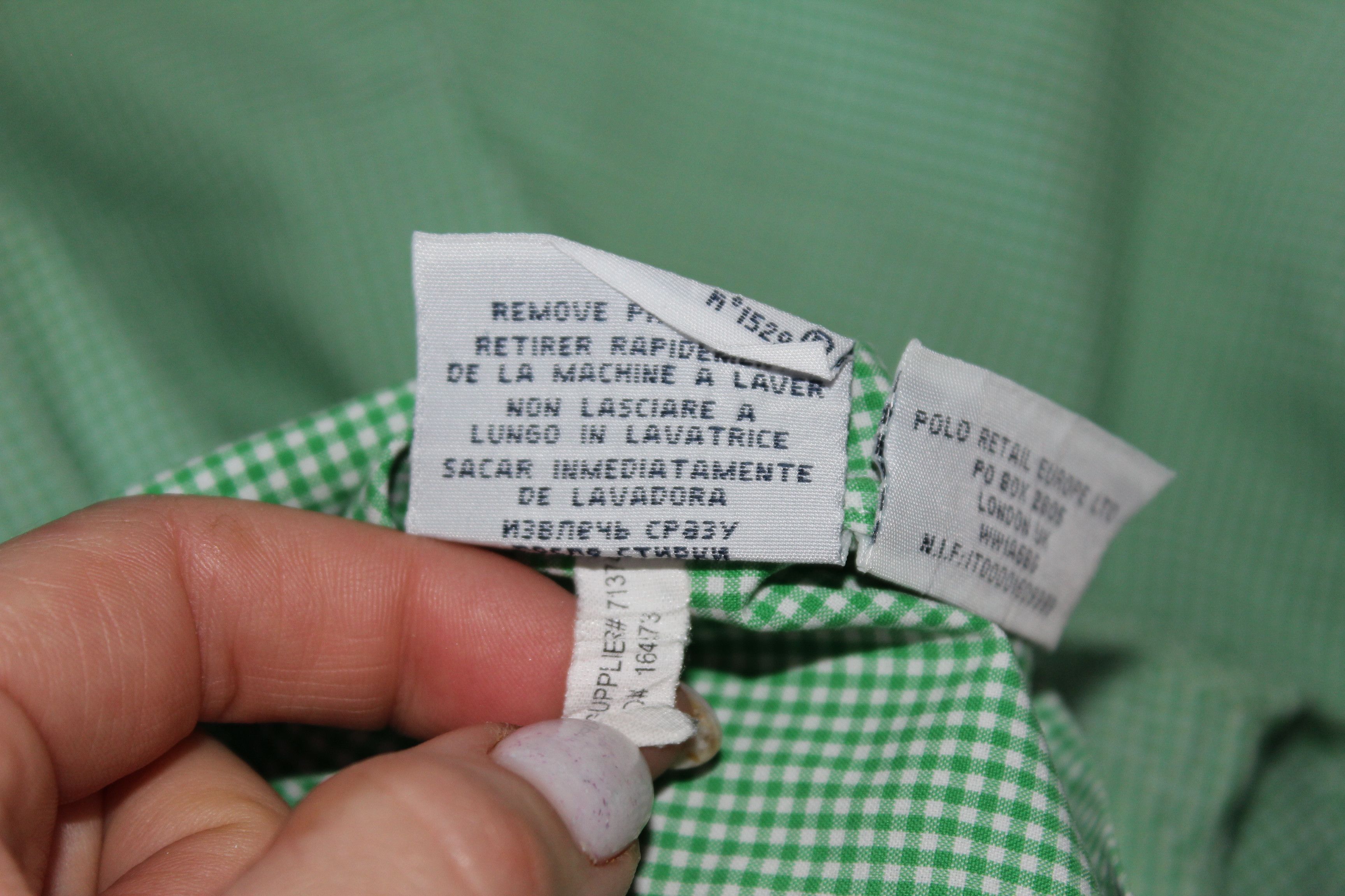 Polo Ralph Lauren RALPH LAUREN Short Sleeve Green Check Shirt Size US XL / EU 56 / 4 - 8 Thumbnail