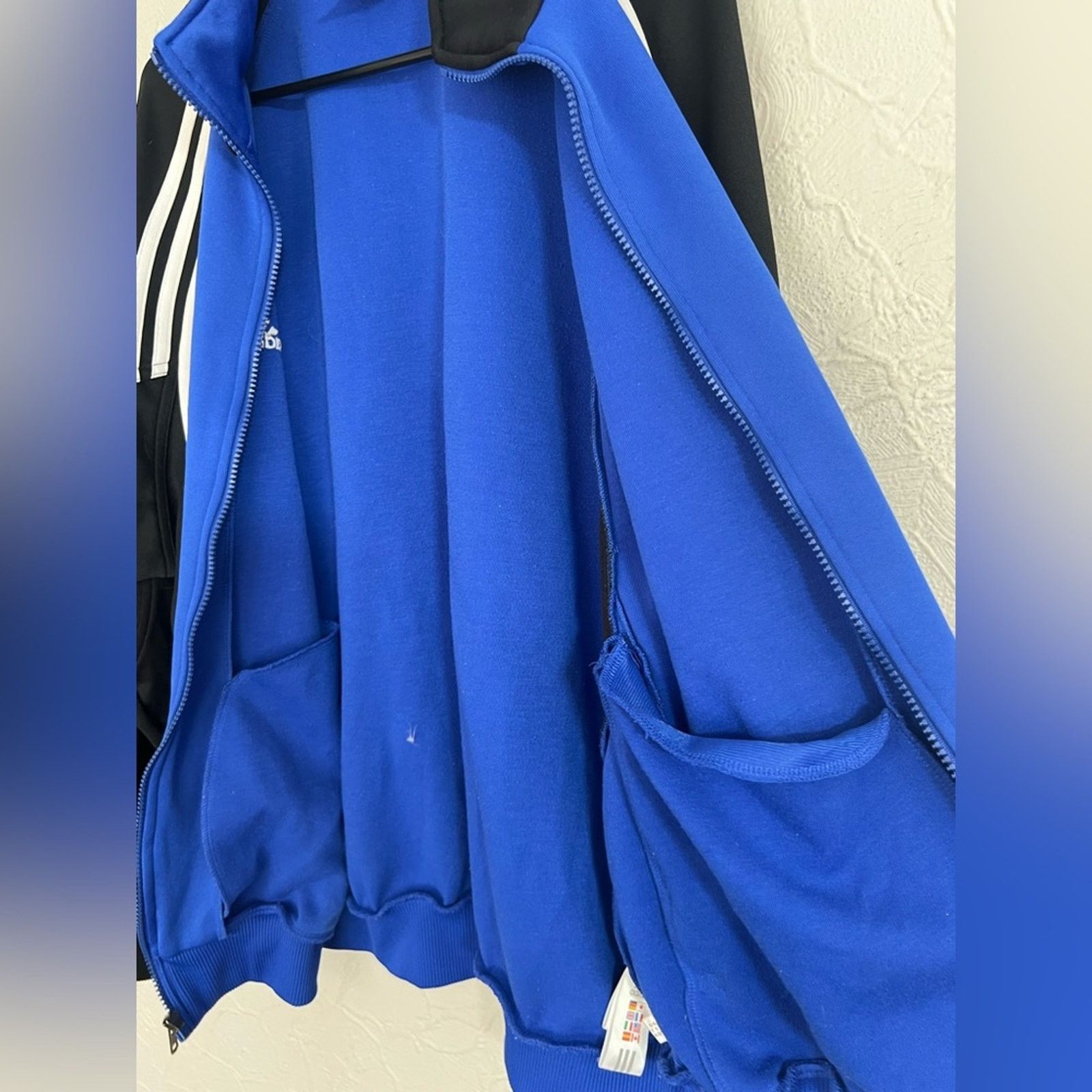 Adidas Vintage Adidas Track Jacket 90s 3 Stripes Tre Foil Full Zip Size US L / EU 52-54 / 3 - 9 Thumbnail