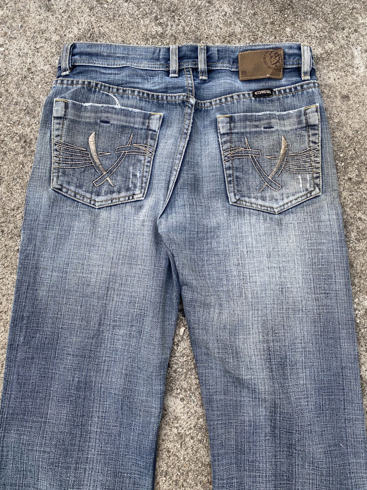 Diesel Vintage 2000s Diesel Industry Tribal Design Jeans Size US 30 / EU 46 - 6 Thumbnail