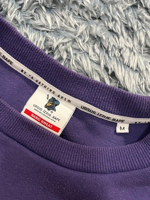 Bape Ursus BAPE x izzue 2019 Purple Sweatshirt Size US M / EU 48-50 / 2 - 15 Thumbnail