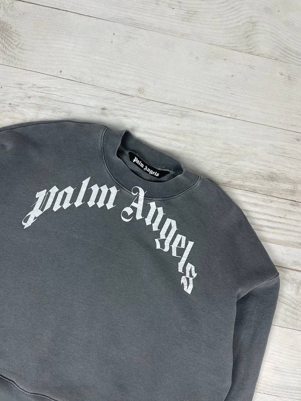 Palm Angels Palm Angels CURVED LOGO SWEATSHIRT Size US S / EU 44-46 / 1 - 2 Thumbnail