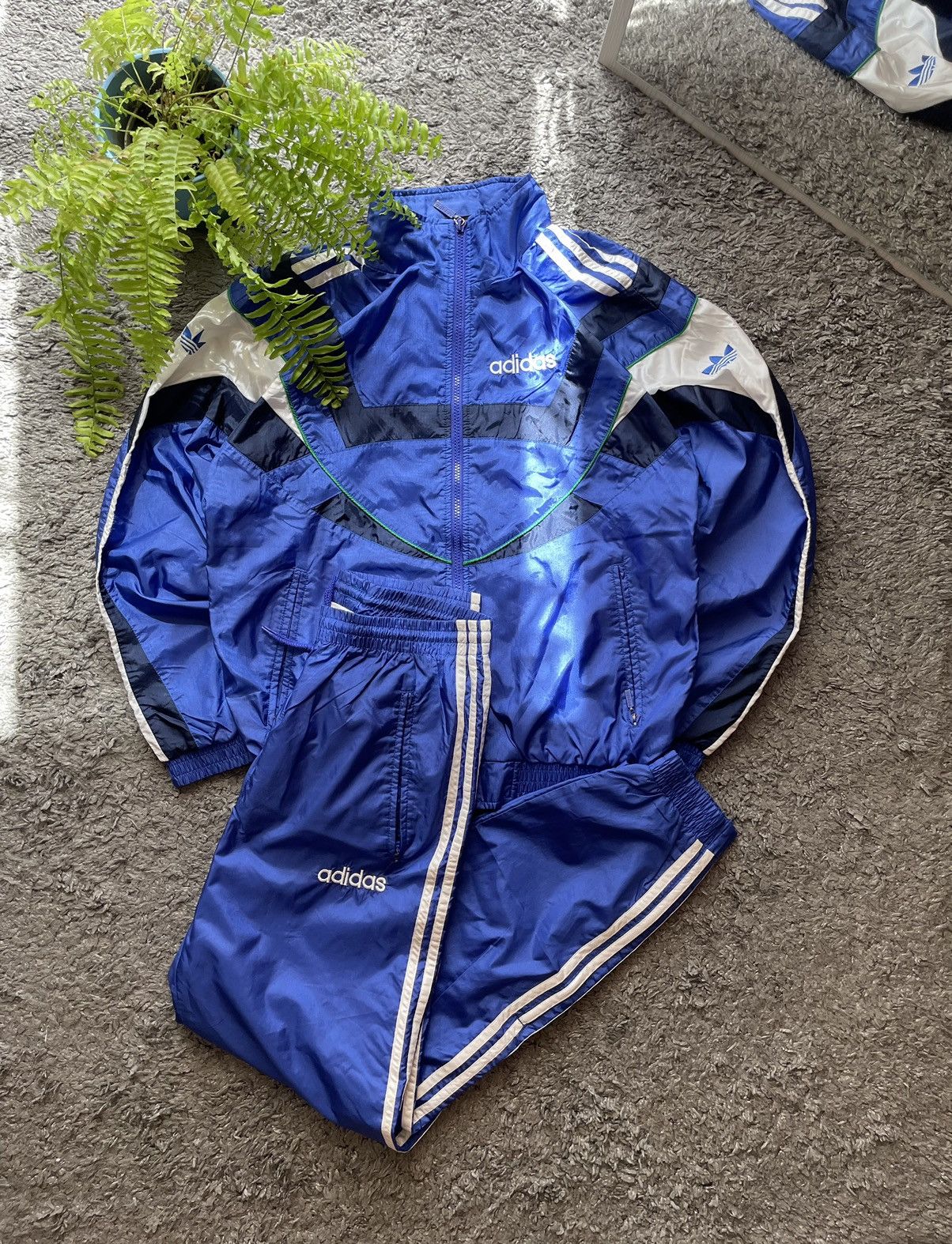 90s Suit Adidas Vintage Streetwear Logo Rare Oversize