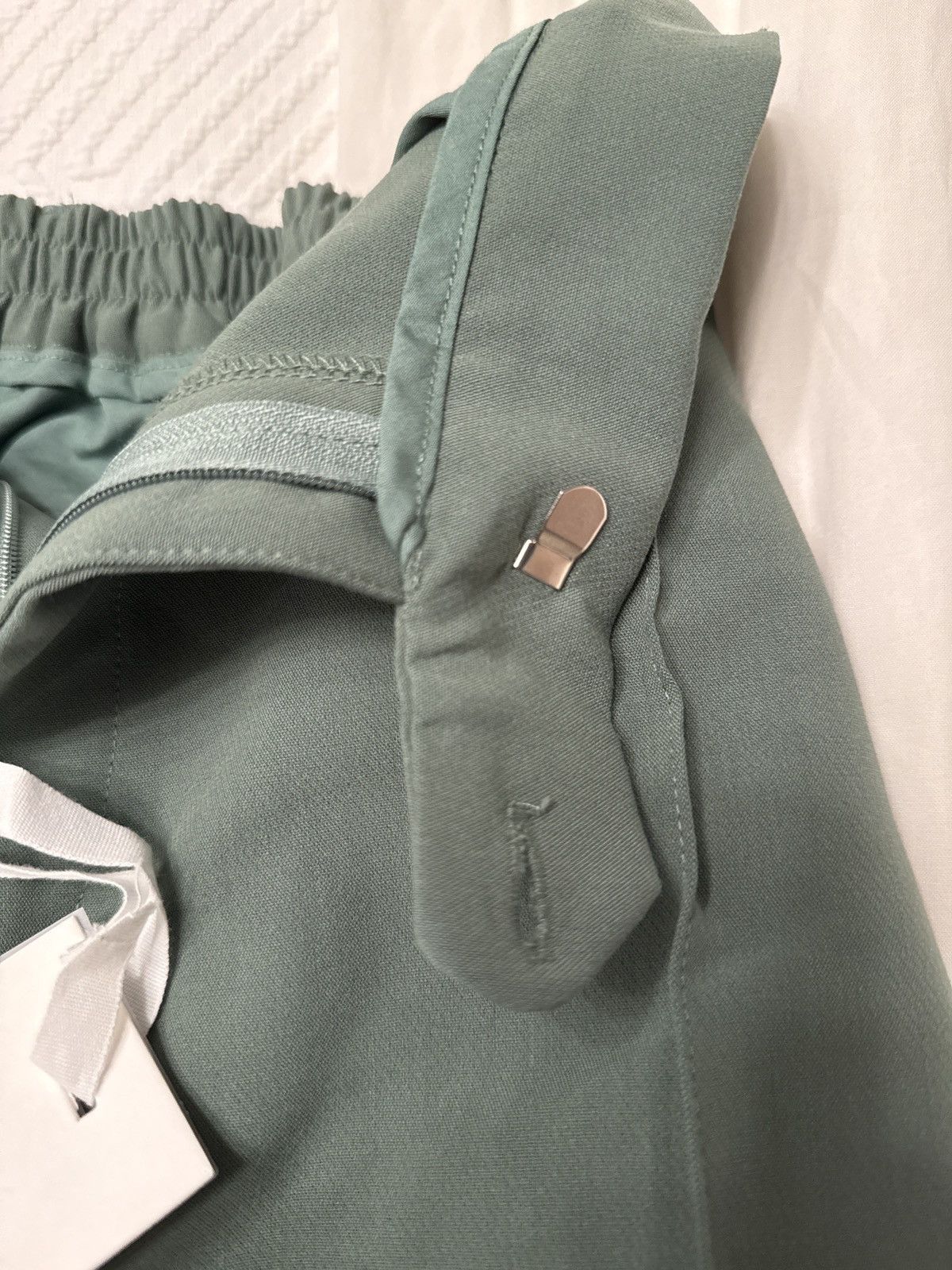 About:Blank Pleated sage trousers Size US 33 - 3 Thumbnail